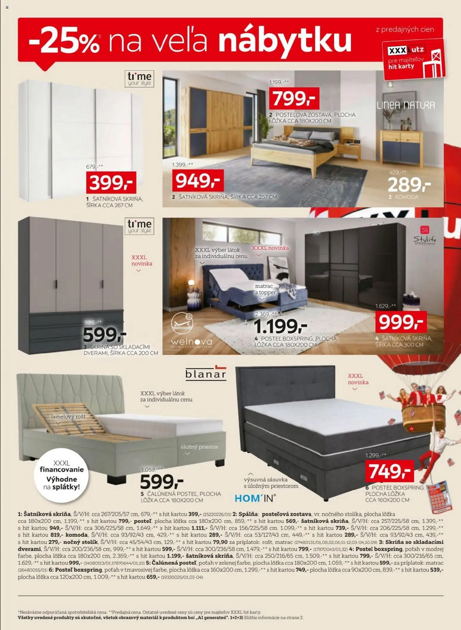 Nové XXXLutz akcie – leták je platný od 07.09.2026 | Strana: 4 | Produkty: Matrac, Posteľ, Skriňa, Komoda