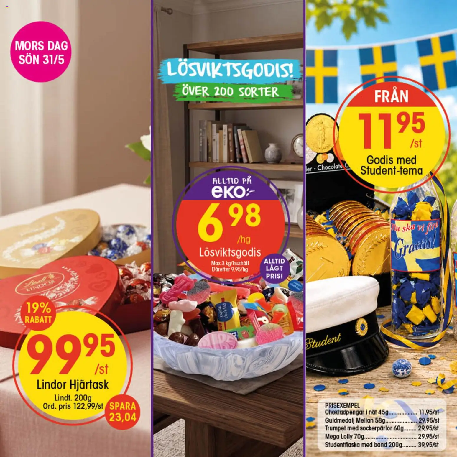 EKO reklamblad aktuell från 25.05.2026 | Sida: 9 | Produkter: Choklad, Godis