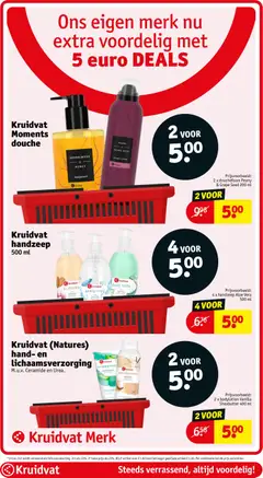 Kruidvat folder week 25 - Voorbeeld van een folder van Kruidvat, geldig van 16.06.2026 | Pagina: 33 | Producten: Handzeep, Douche, Kan