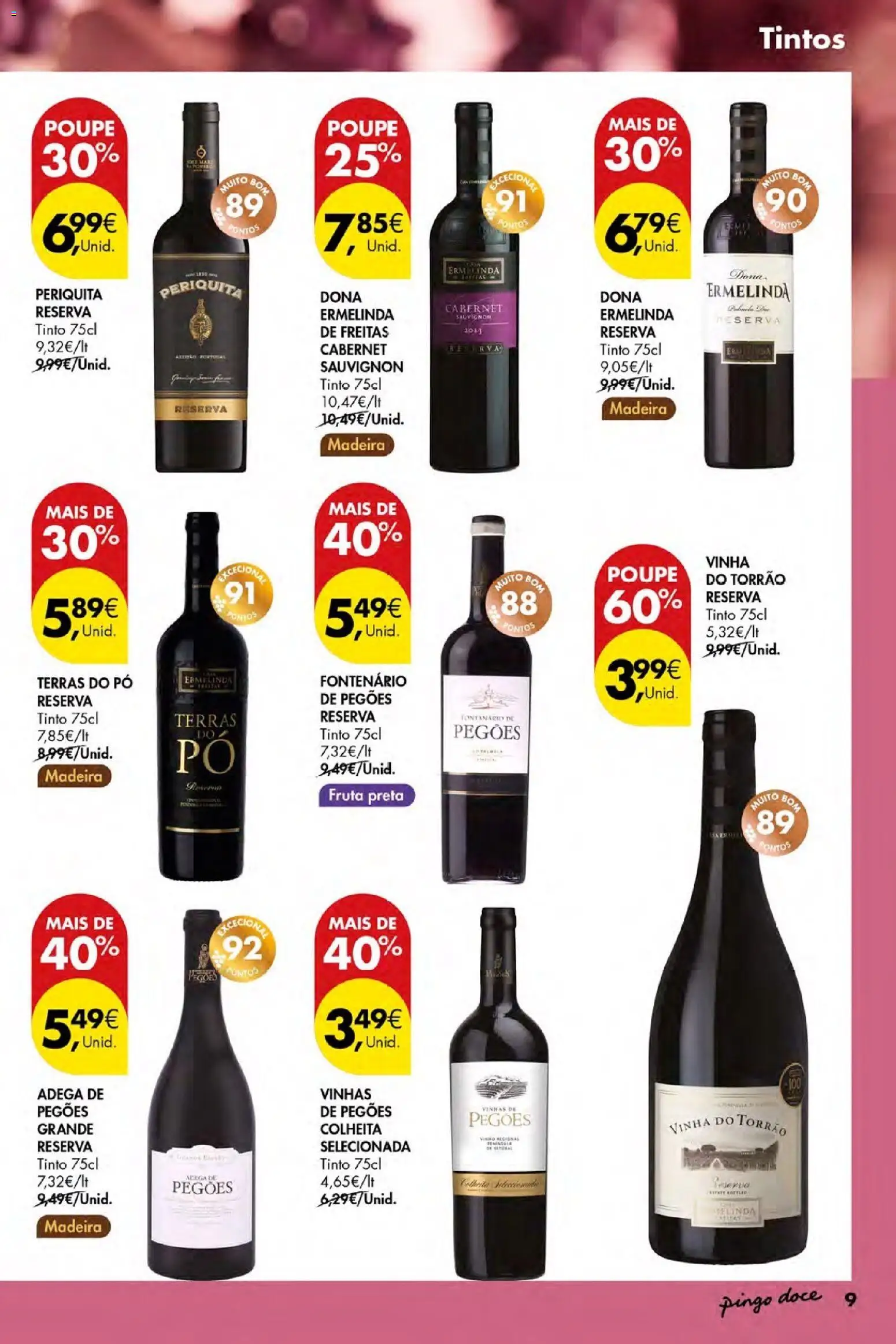 Pingo Doce Vinhos de Setúbal Açores │ válido de 07.05.2026 | Página: 9 | Produtos: Pó, Vinho