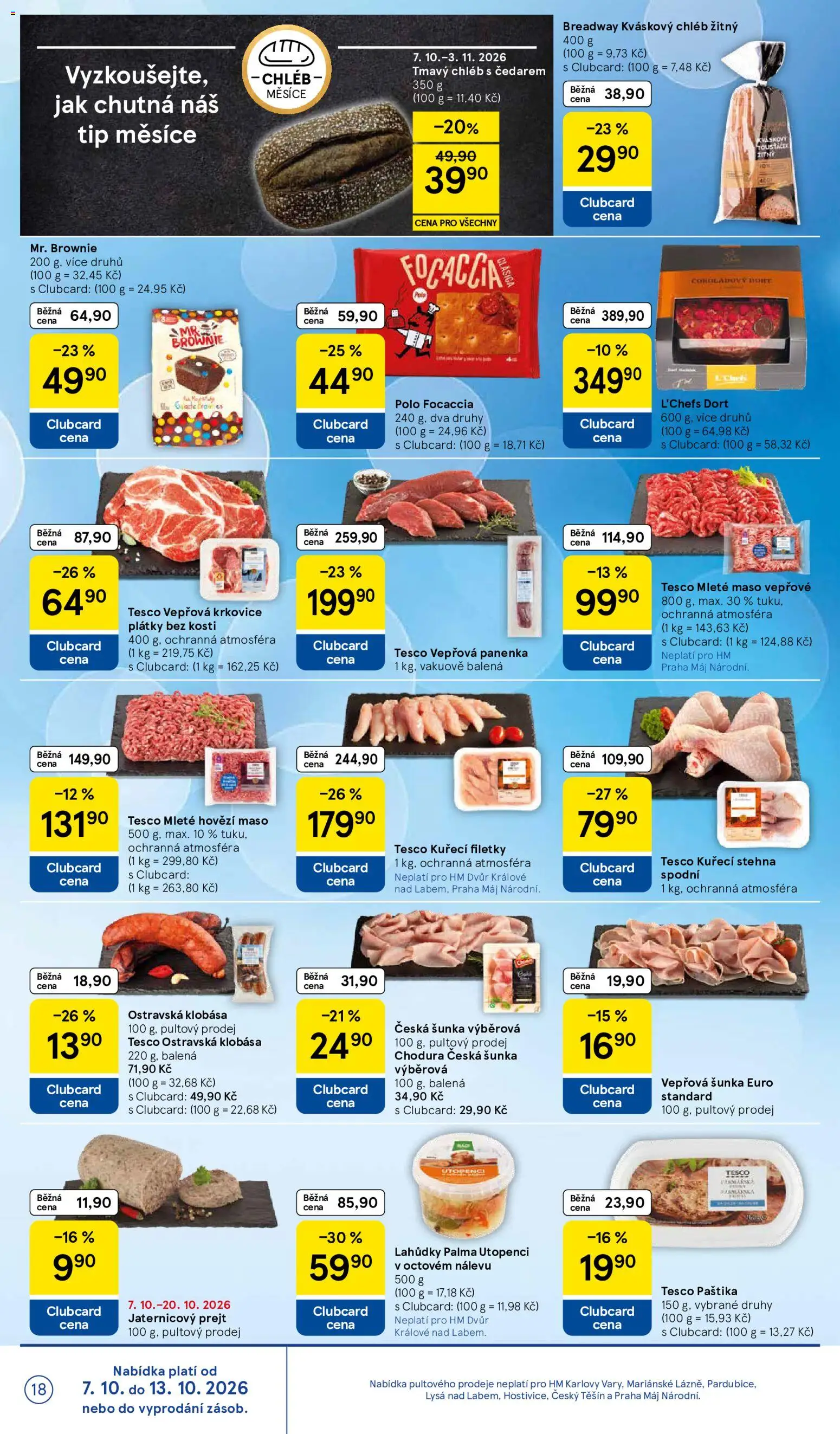 Tesco leták - Hypermarket od 07.10.2026 | Strana: 18