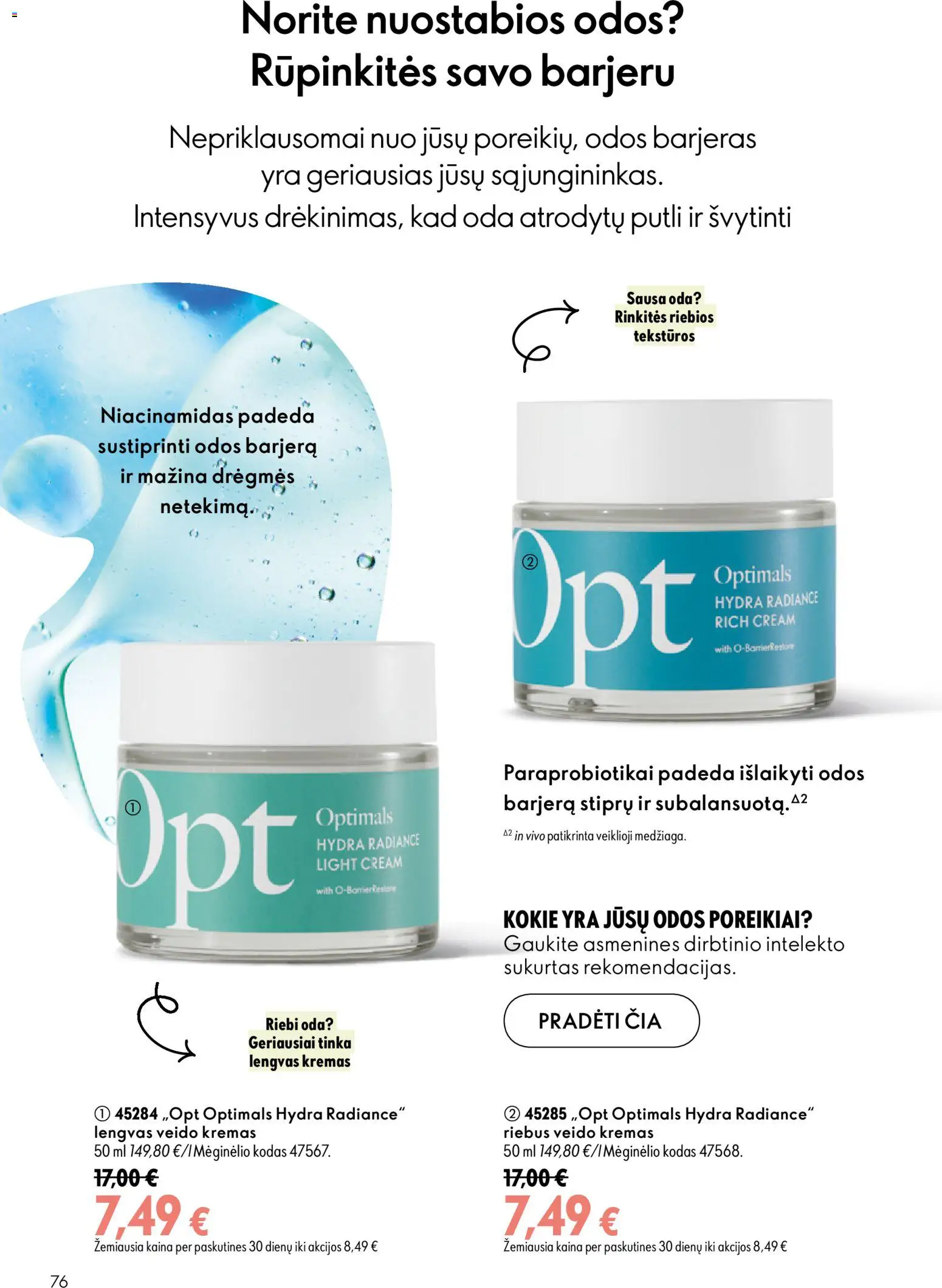 Oriflame akcijos nuo 2026.09.16 | Puslapis: 76 | Prekių: Kremas