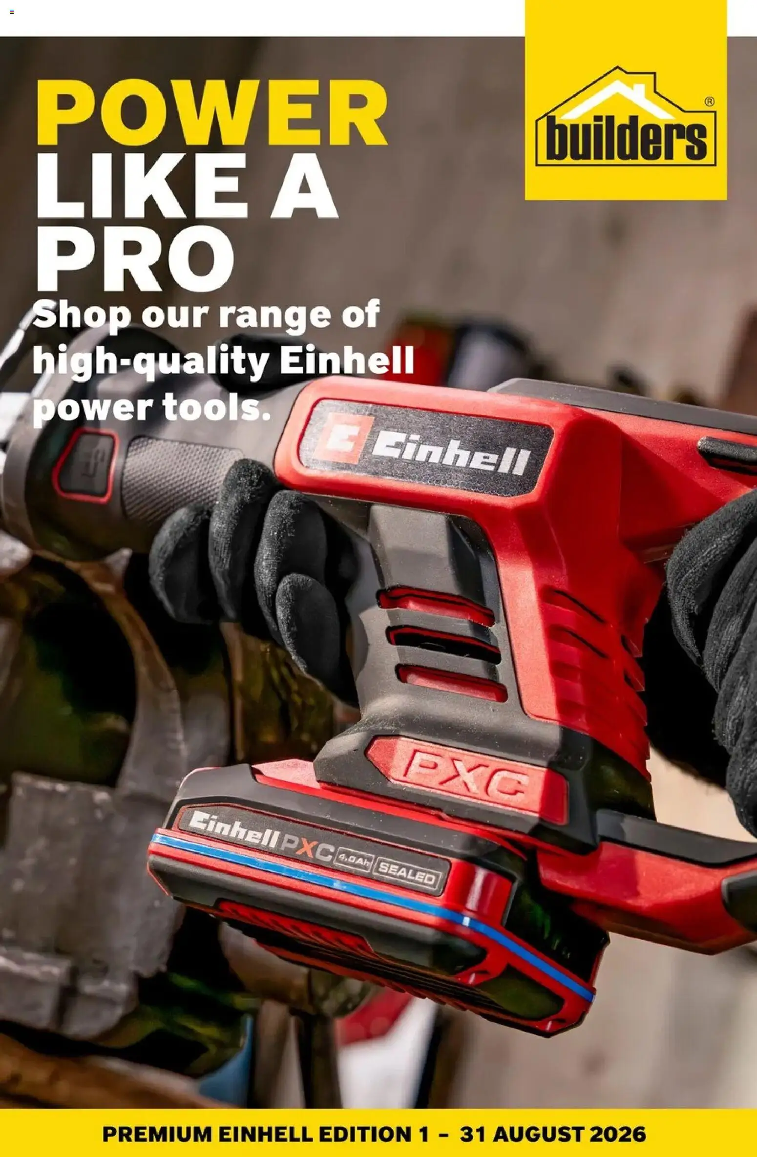 New Builders catalogue – valid from 01/08/2026 | Page: 1