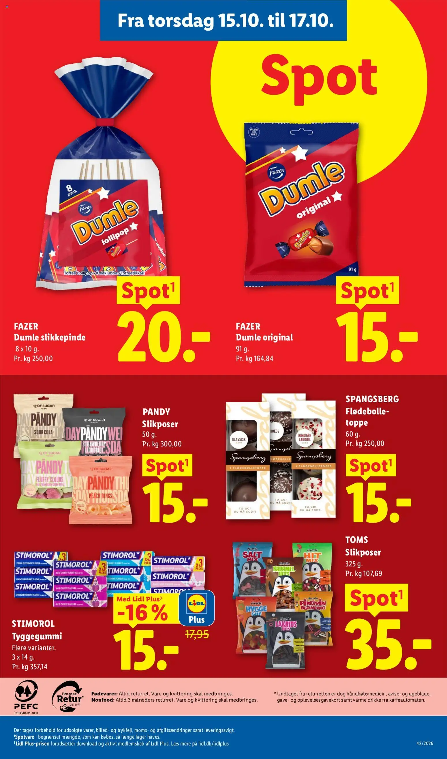 Lidl tilbudsavis – gyldig fra 11/10/2026 | Side: 39 | Produkter: Tyggegummi, Lakrids, Cola, Cherry
