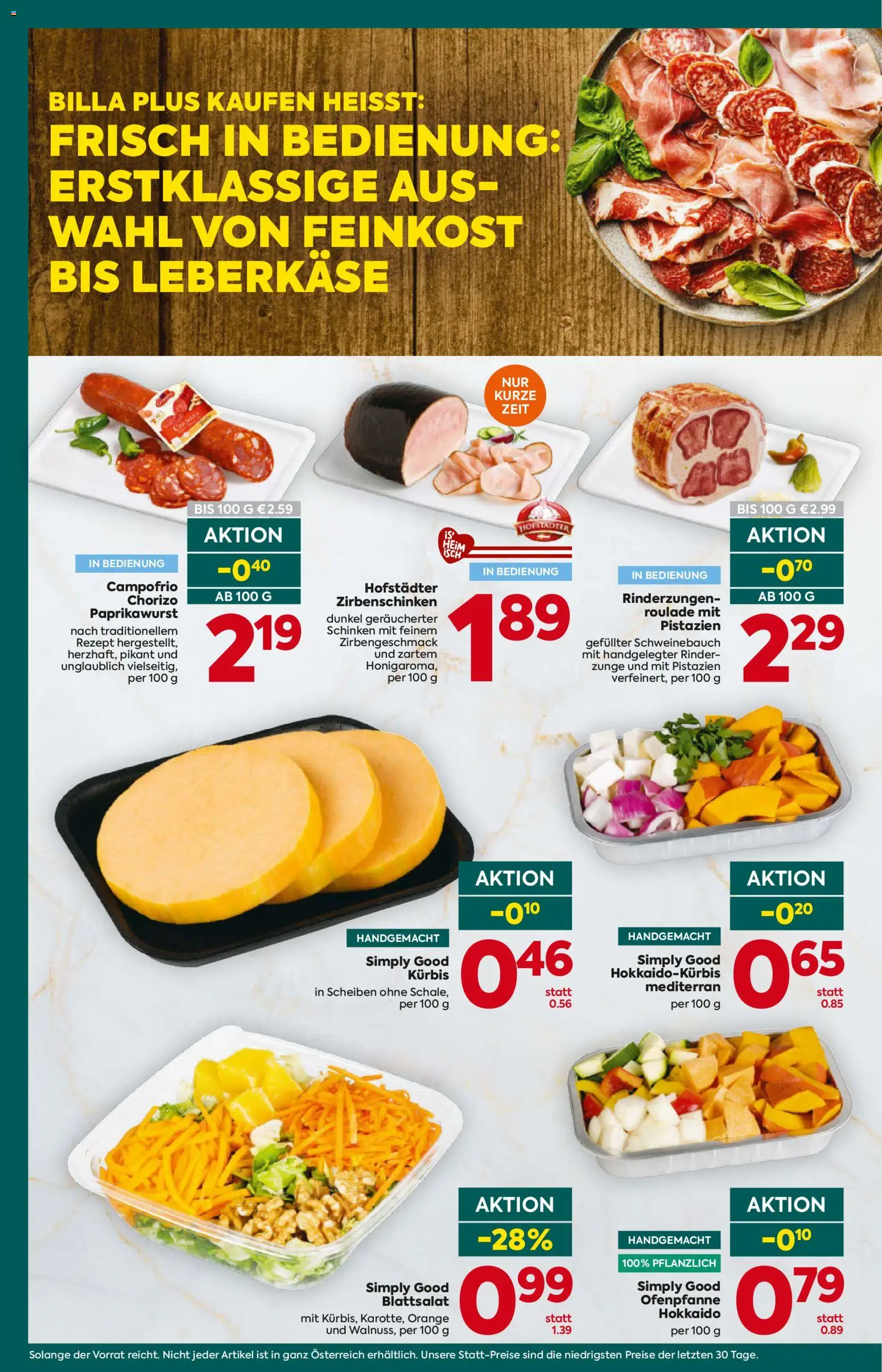 Billa Plus Flugblatt gültig ab 22.10.2026 | Seite: 12