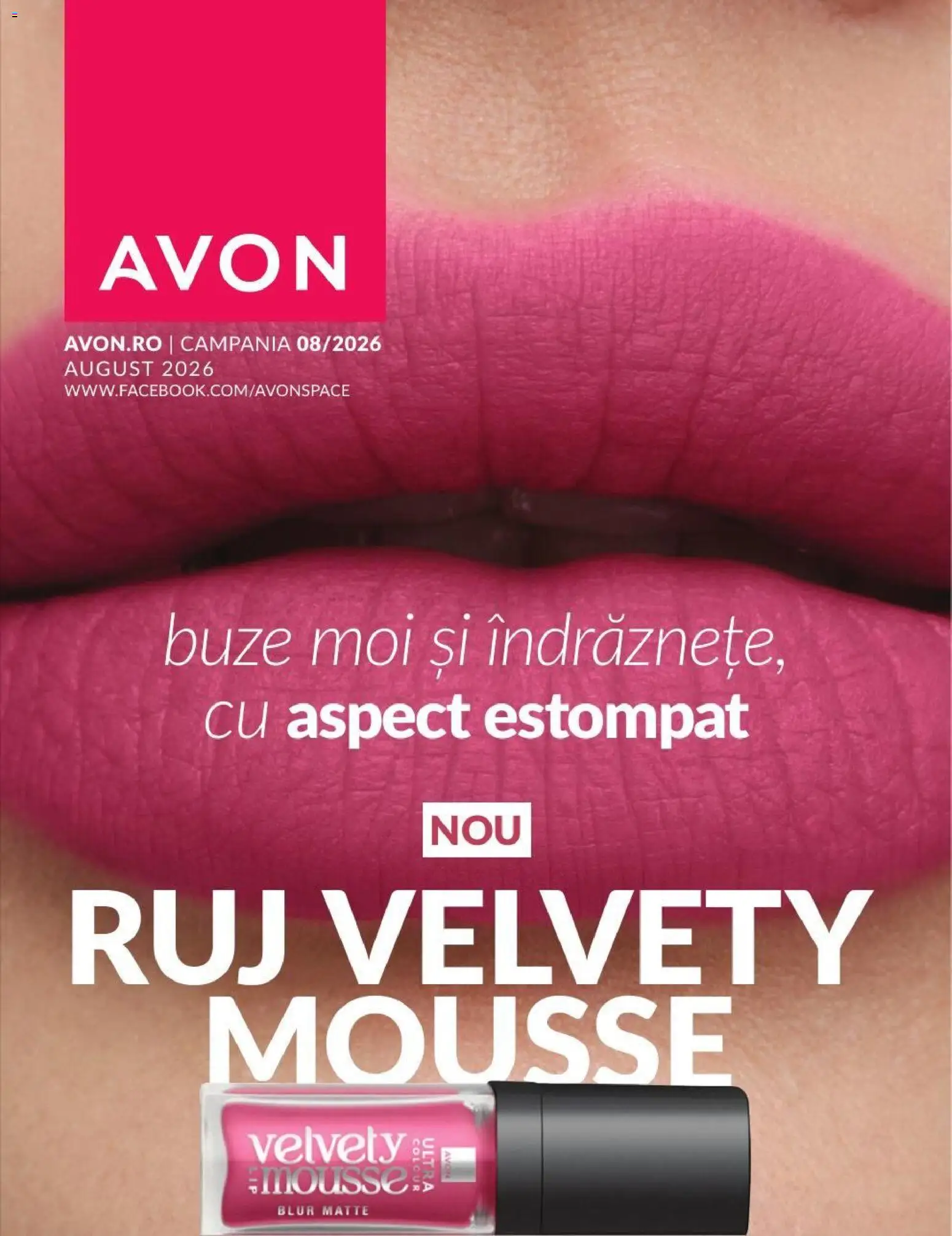 Noul catalog Avon – valabil de la 01.08.2026 | Pagină: 1 | Produse: Ruj
