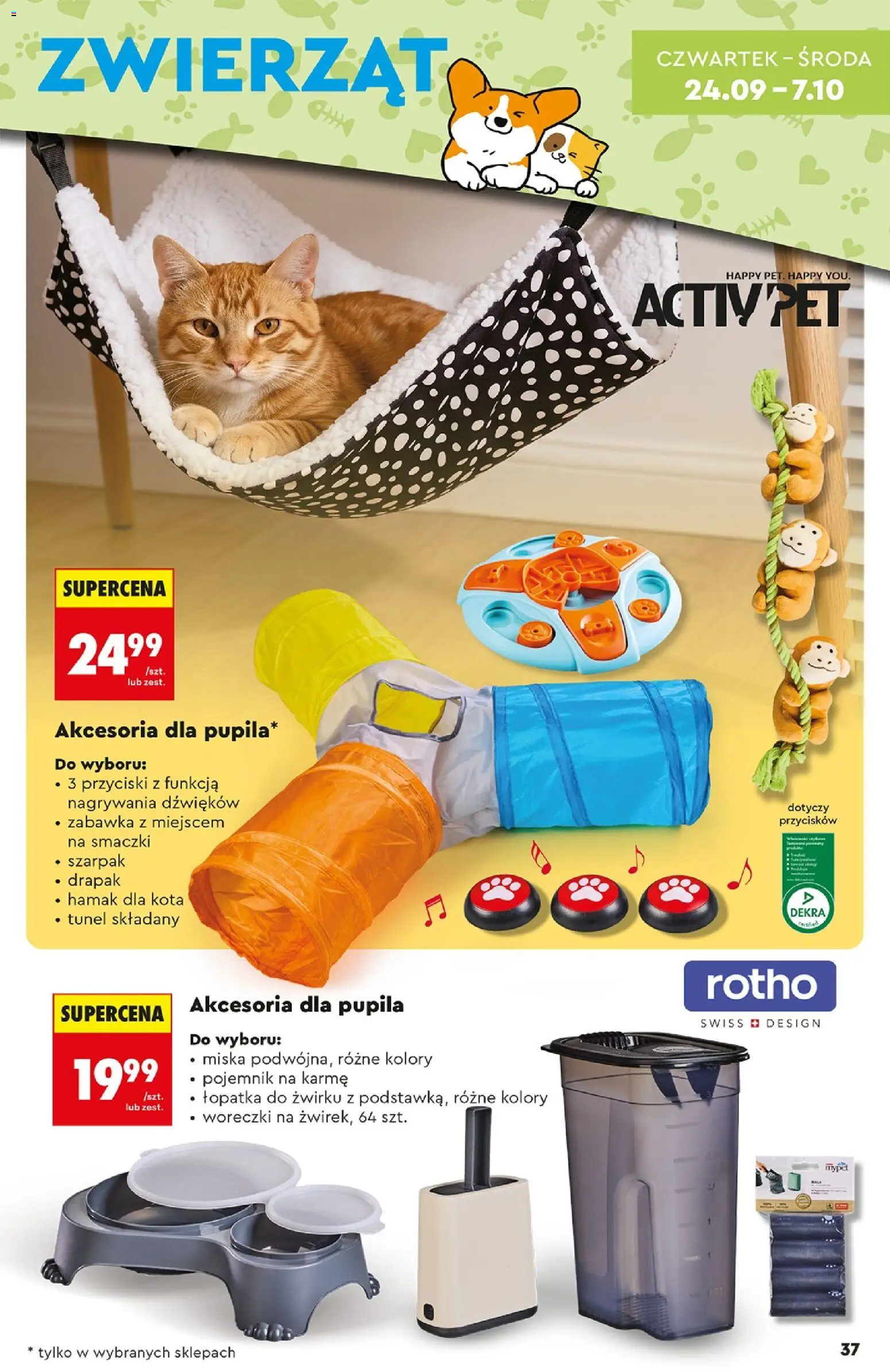 Biedronka Polsko leták - Hity i inspiracje od 19.09.2026 | Strana: 37 | Produkty: Miska, Lopatka