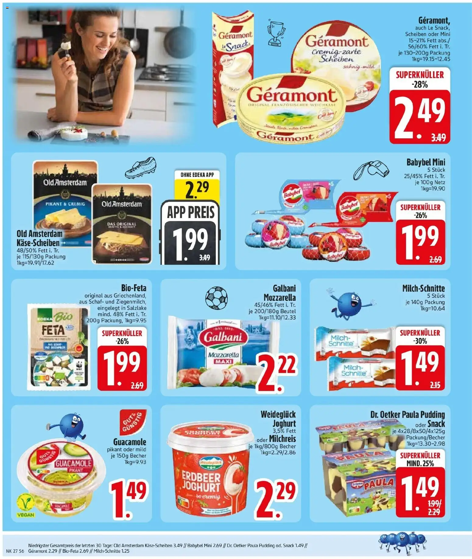 Edeka - EDEKA: Wochenangebote – gültig ab 28.06.2026 | Seite: 8 | Produkte: Feta, Joghurt, Mozzarella, Babybel