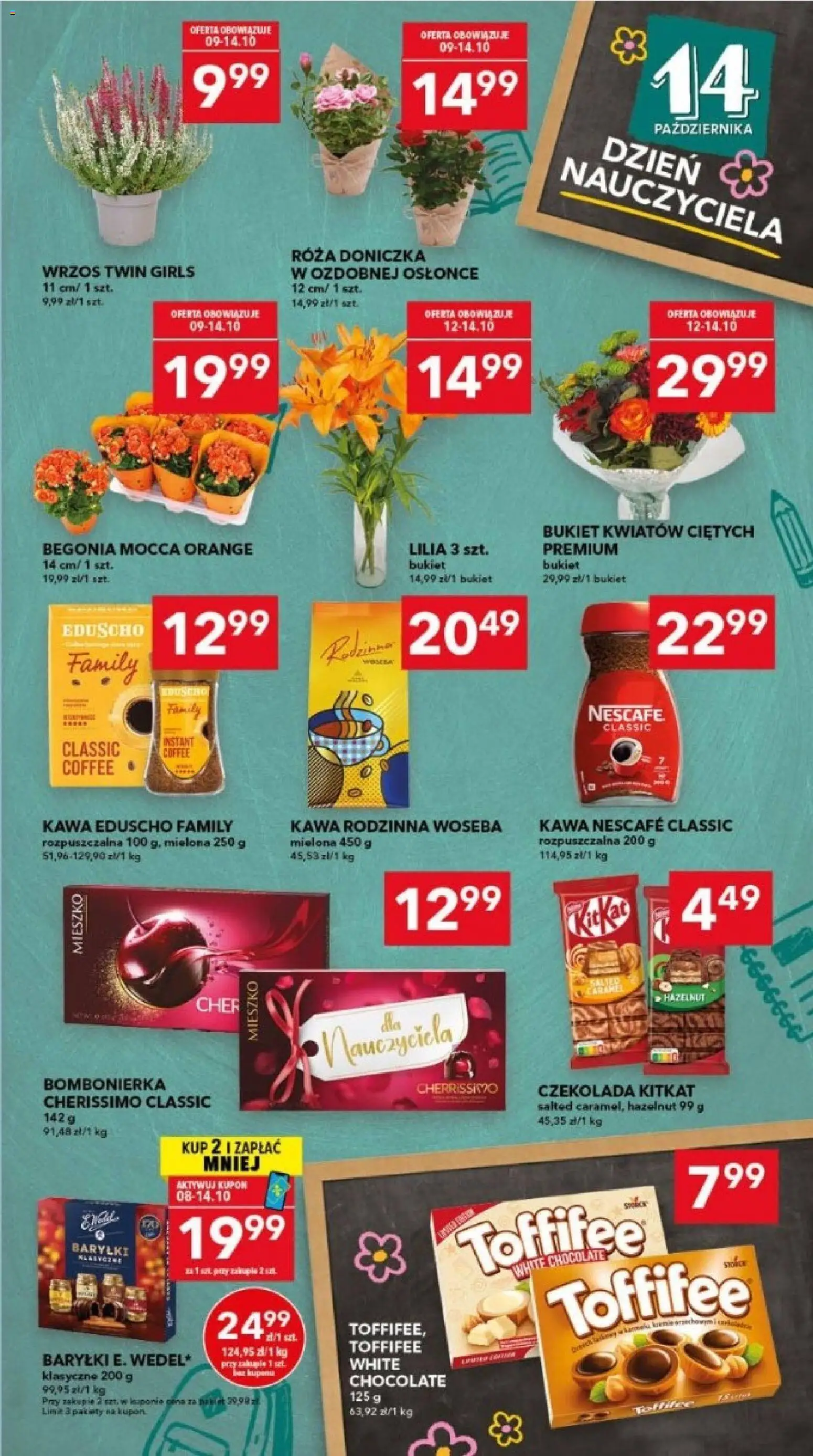 Lewiatan gazetka - Legnica od 08.10.2026 | Strona: 5 | Produkty: Nescafe, Kawa nescafe, Doniczka, Czekolada