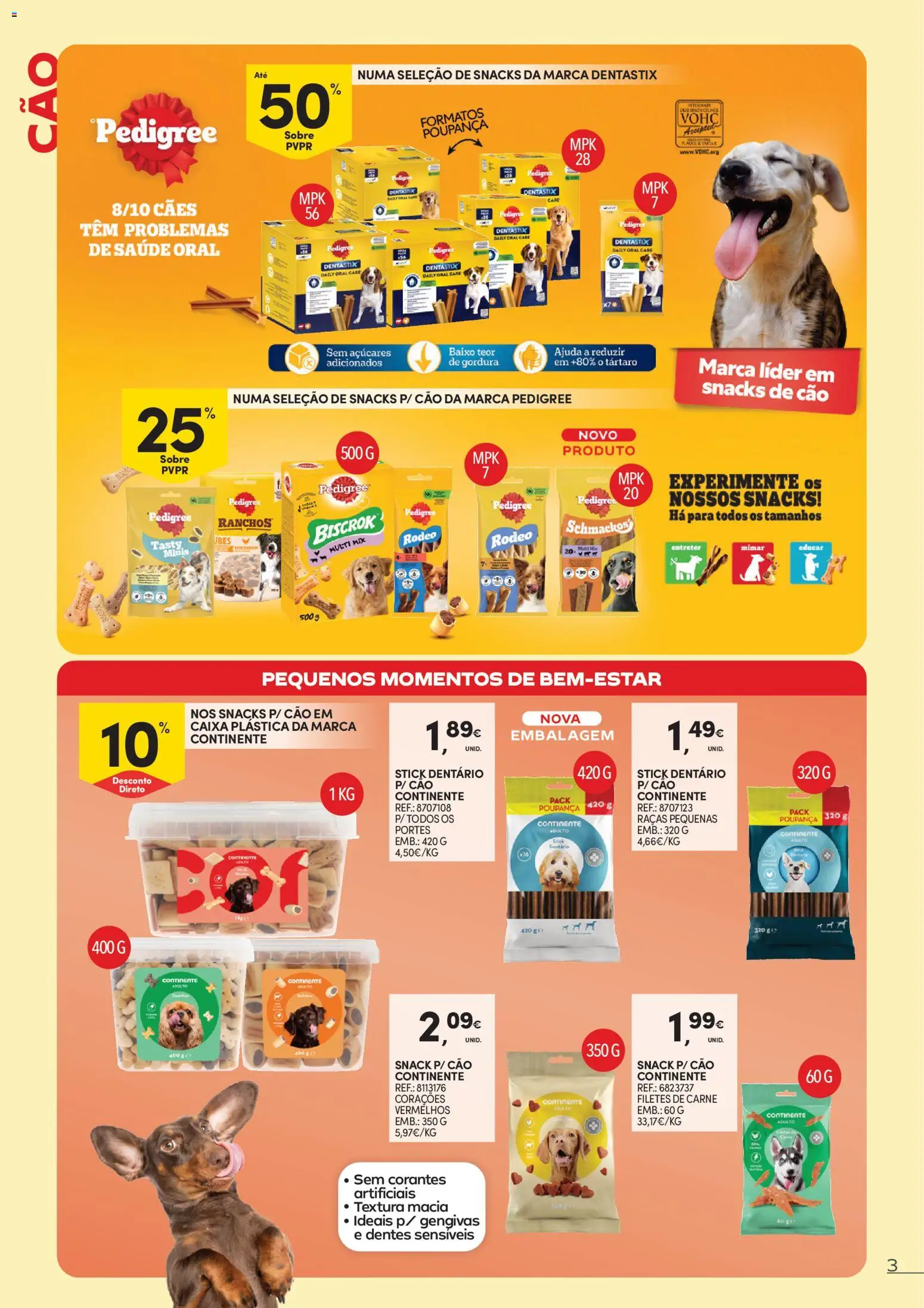 Continente Animais de Companhia │ válido de 09.06.2026 | Página: 3 | Produtos: Caixa, Carne