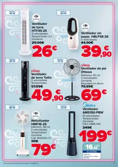 Vista previa Carrefour Aire Acondicionado válido desde el 25.05.2026 | Página: 21 | Productos: Alcool, Ventilador, Ventilador de pie