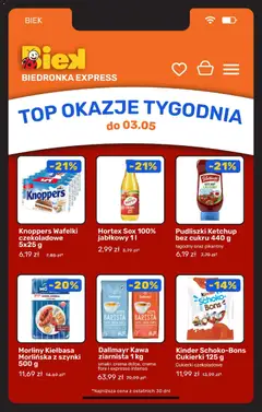 Pogląd oferty "Dallmayr Kawa ziarnista 1 kg, Kawa ziarnista, smaki: crema dolce, crema fore i expresso intenso" - ważna od 01.05.2026 | Strona: 6 | Produkty: Top, Cukierki czekoladowe, Ketchup, Sok