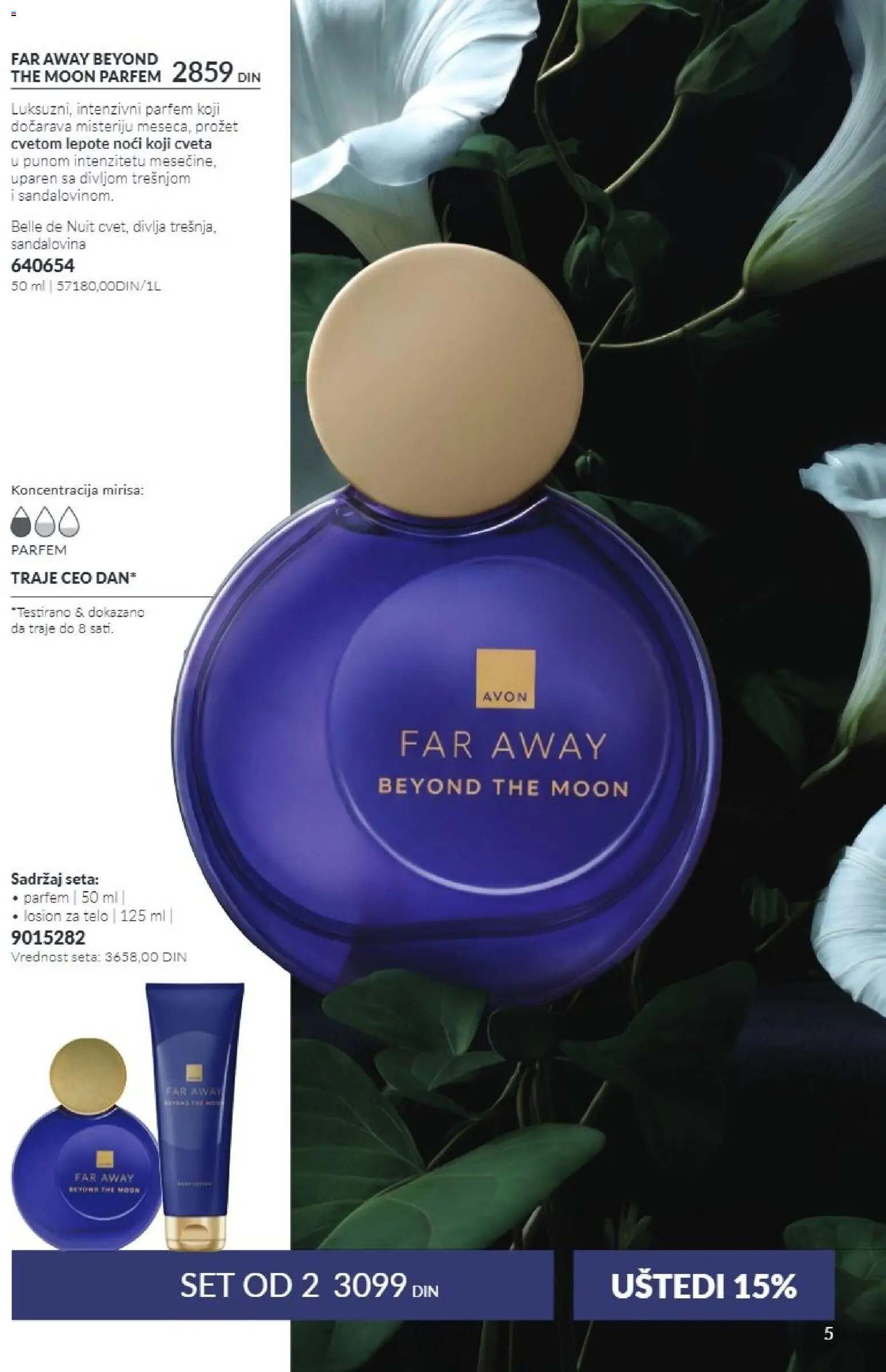 AVON katalog - važi od 01.10.2026 | Strana: 5 | Proizvode: Parfem, Losion za telo