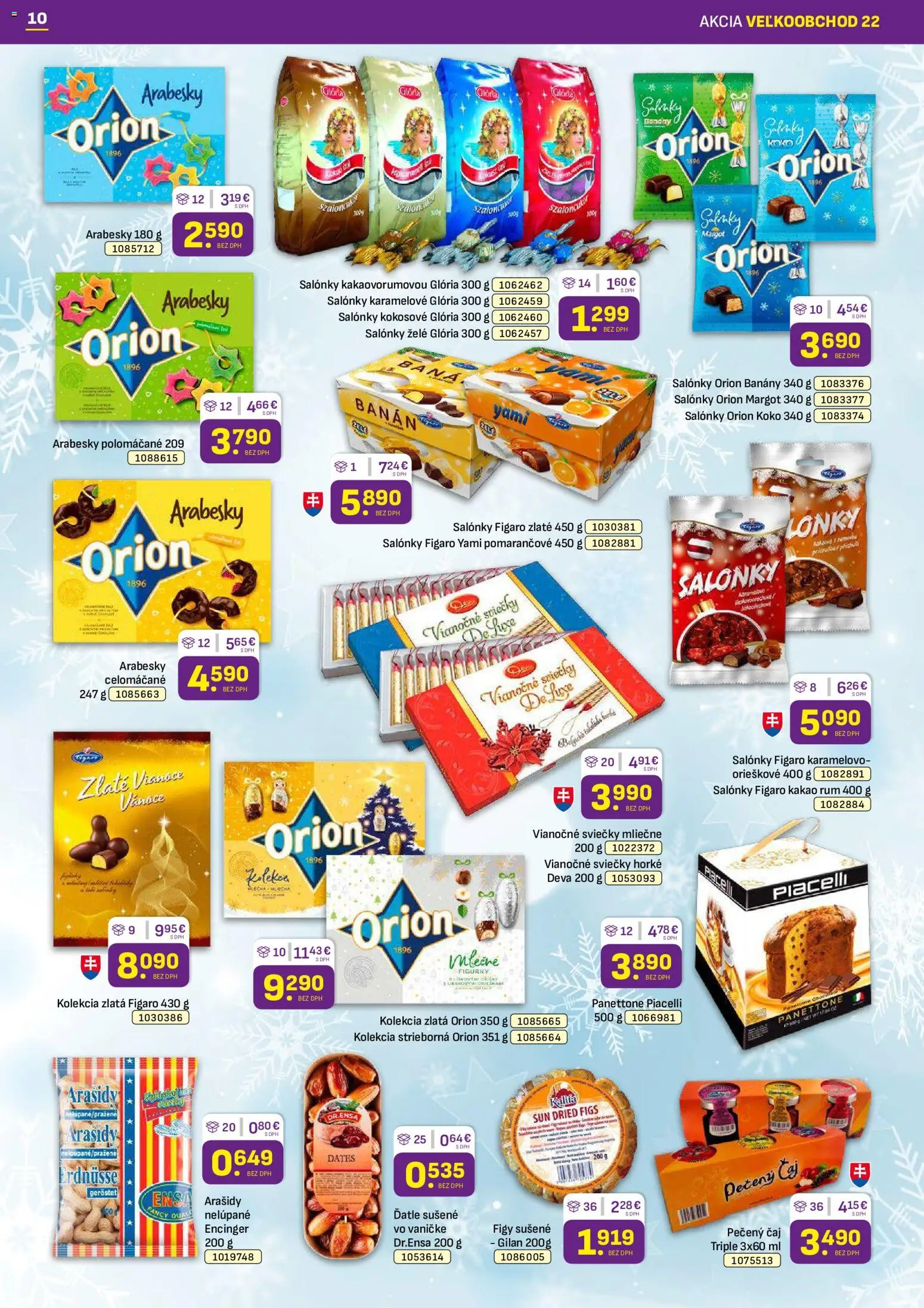 Nové Libex akcie – leták je platný od 02.11.2026 | Strana: 10 | Produkty: Banány, Sviečky, Rum, Arašidy