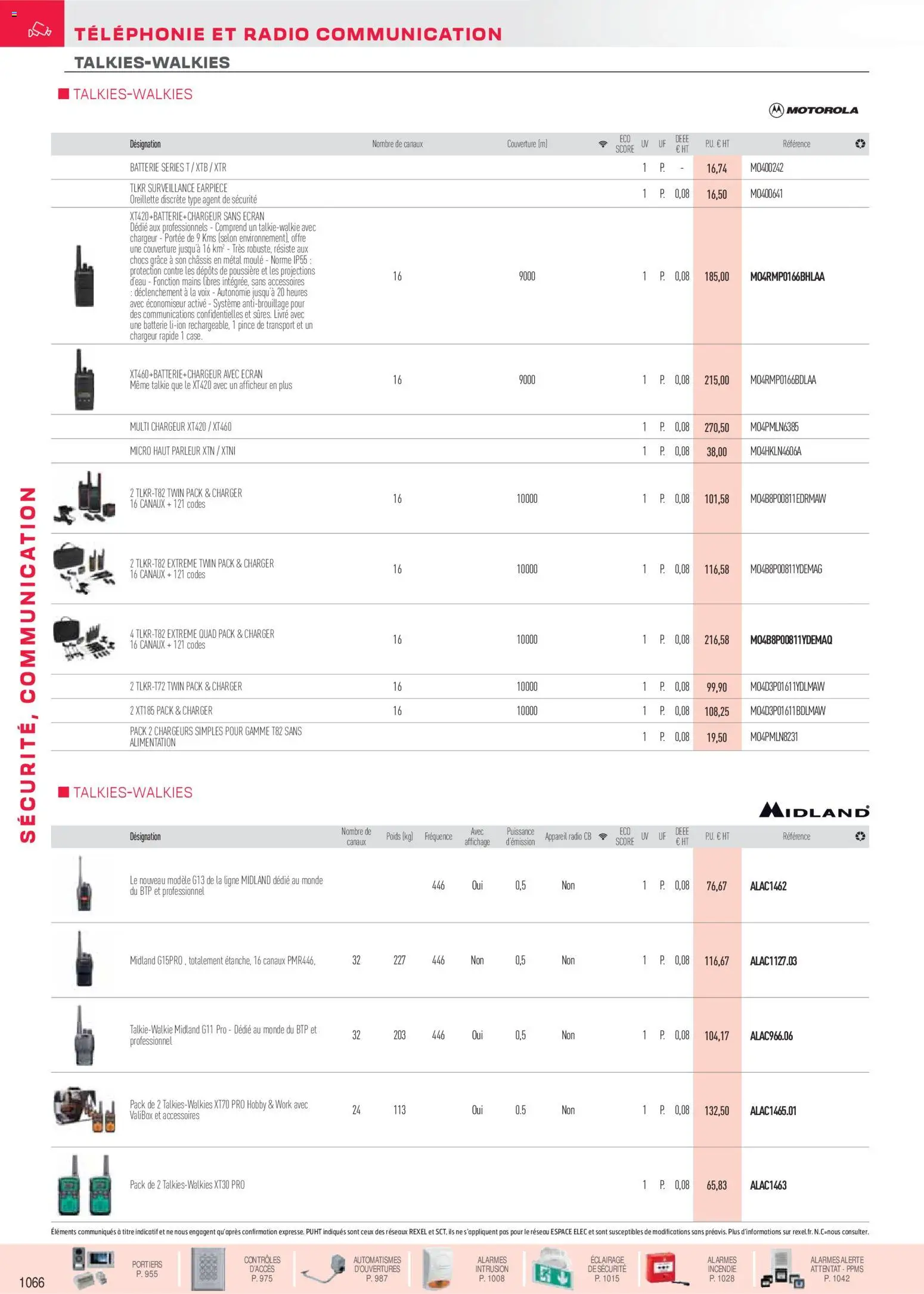 {H1} | Page: 115 | Produits: Radio, Poids, Batterie, Livre