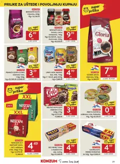Konzum Katalog - Pregled kataloga iz trgovine Konzum, vrijedi od 19.08.2026 | Stranica: 21