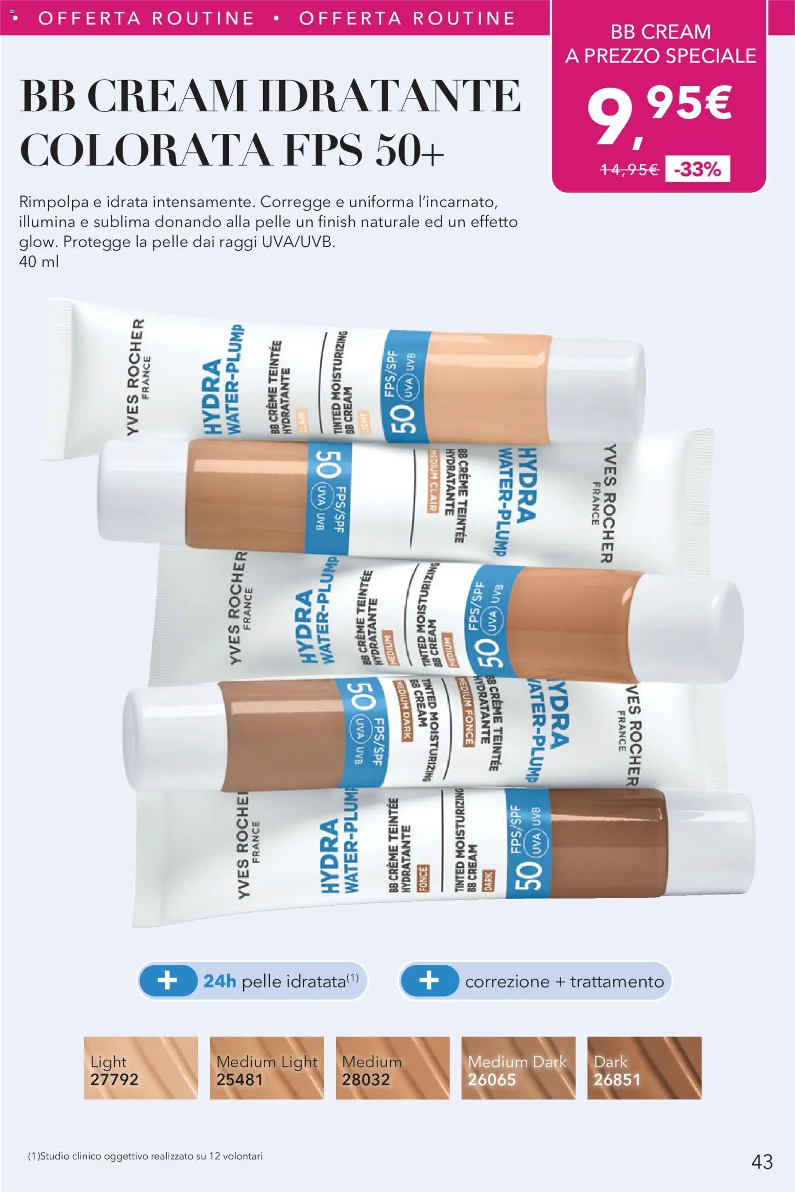 Volantino Yves Rocher del 31/08/2026 | Pagina: 43 | Prodotti: Uva, BB cream