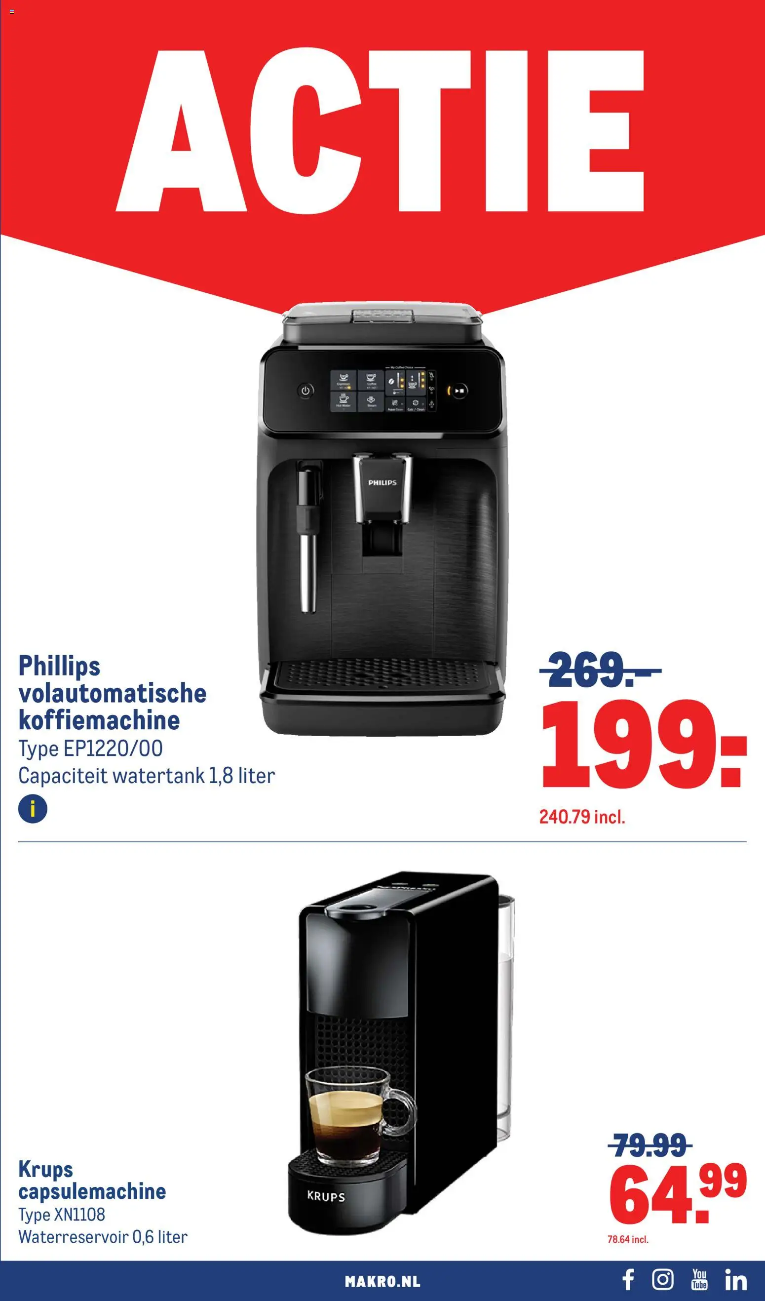 {H1} | Pagina: 77 | Producten: Koffiemachine