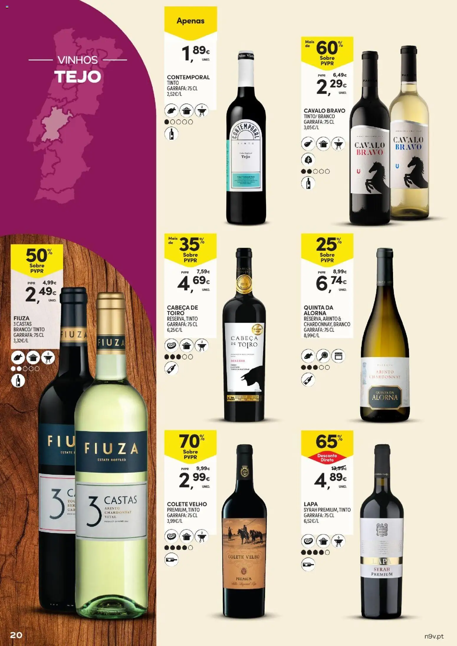 Continente Açores Vinhos, Enchidos e Queijos │ válido de 22/09/2026 | Página: 20 | Produtos: Colete