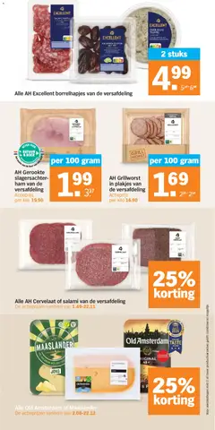 AH Excellent Oude Kaas Truffel Luxe Dip, AH Excellent Oude Kaas Truffel Luxe Dip - Voorbeeld van een folder van Albert Heijn, geldig van 13-07-2026 | Pagina: 14 | Producten: Kaas, Salami, Ham, Olijven
