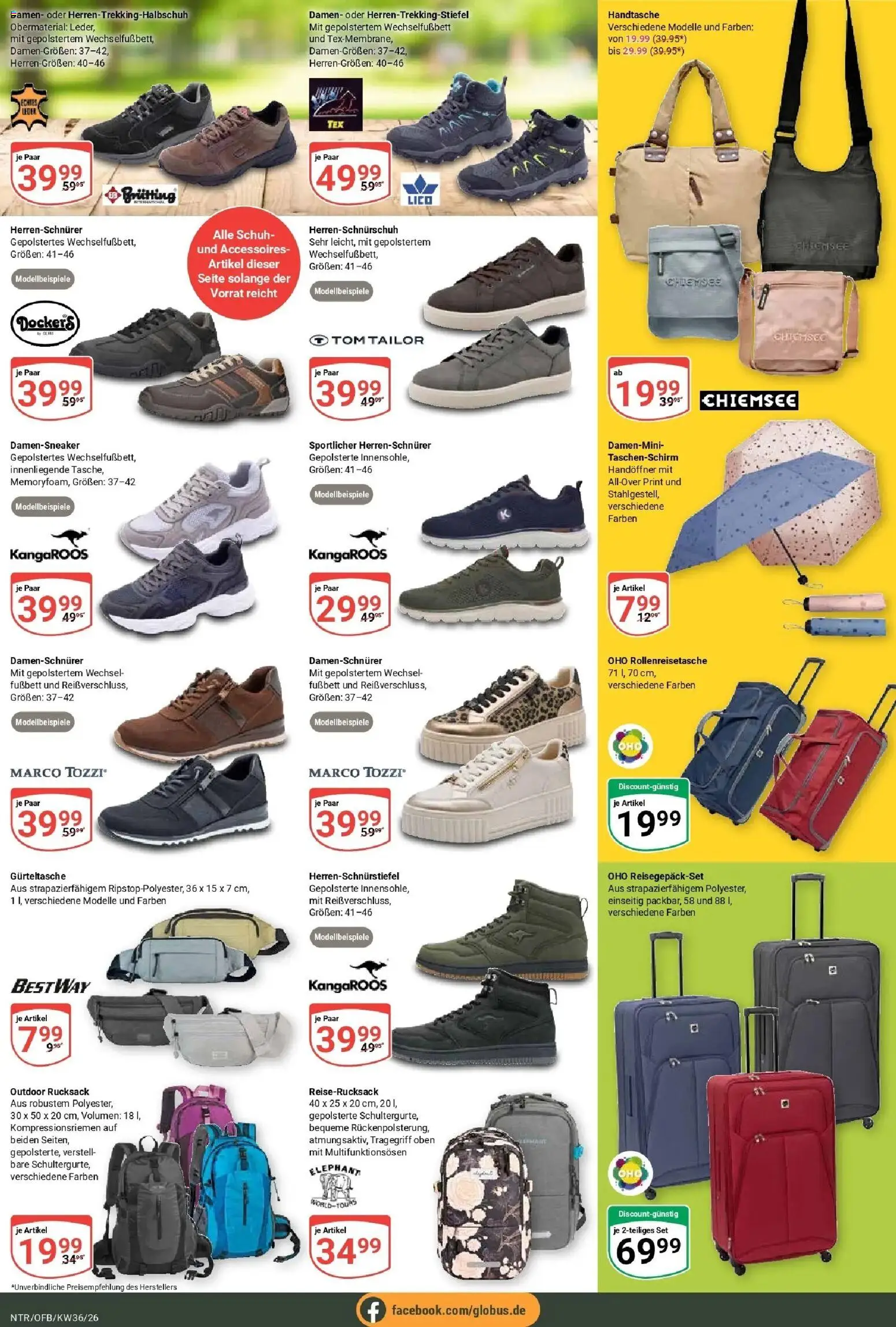 Globus Prospekt Neutraubling (ab 31.08.2026) » Angebote online | Seite: 22 | Produkte: Handtasche, Rucksack