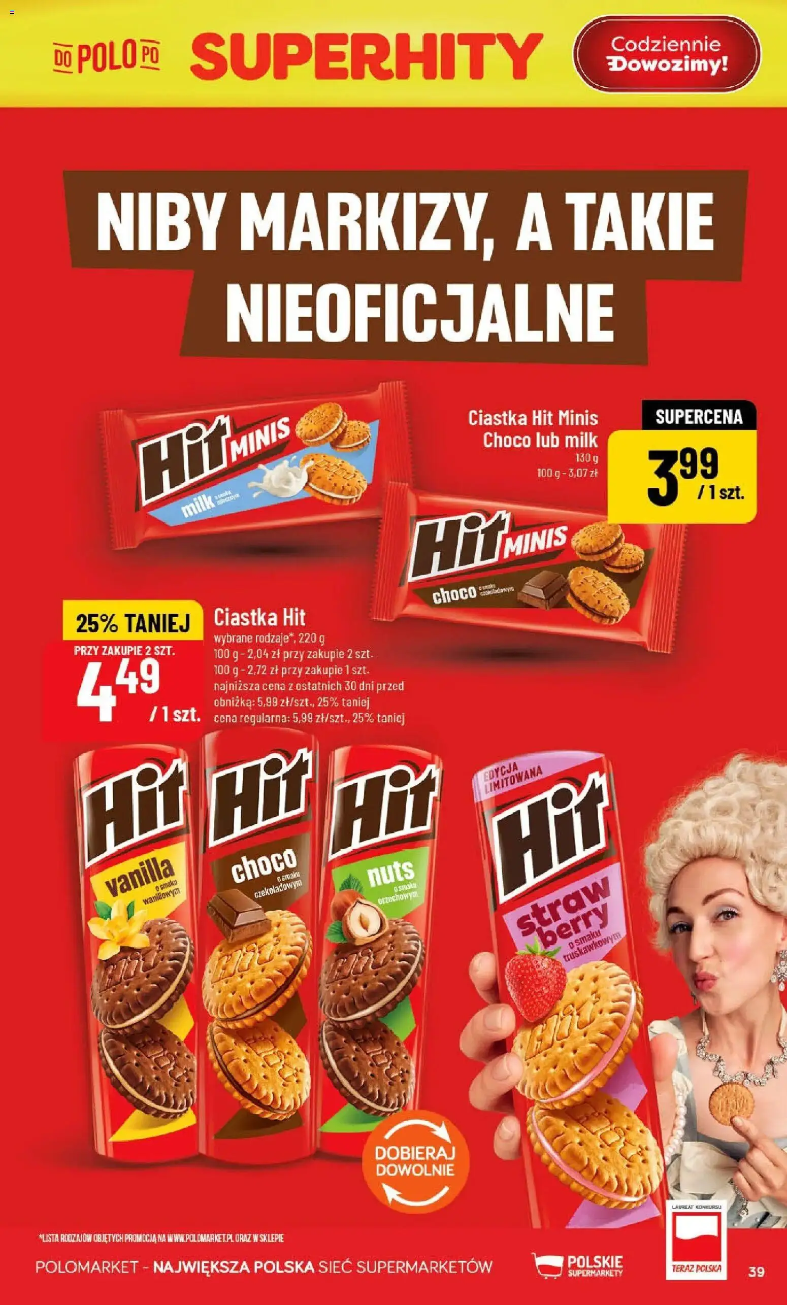 POLOmarket gazetka od 22.04.2026 | Strona: 39 | Produkty: Ciastka