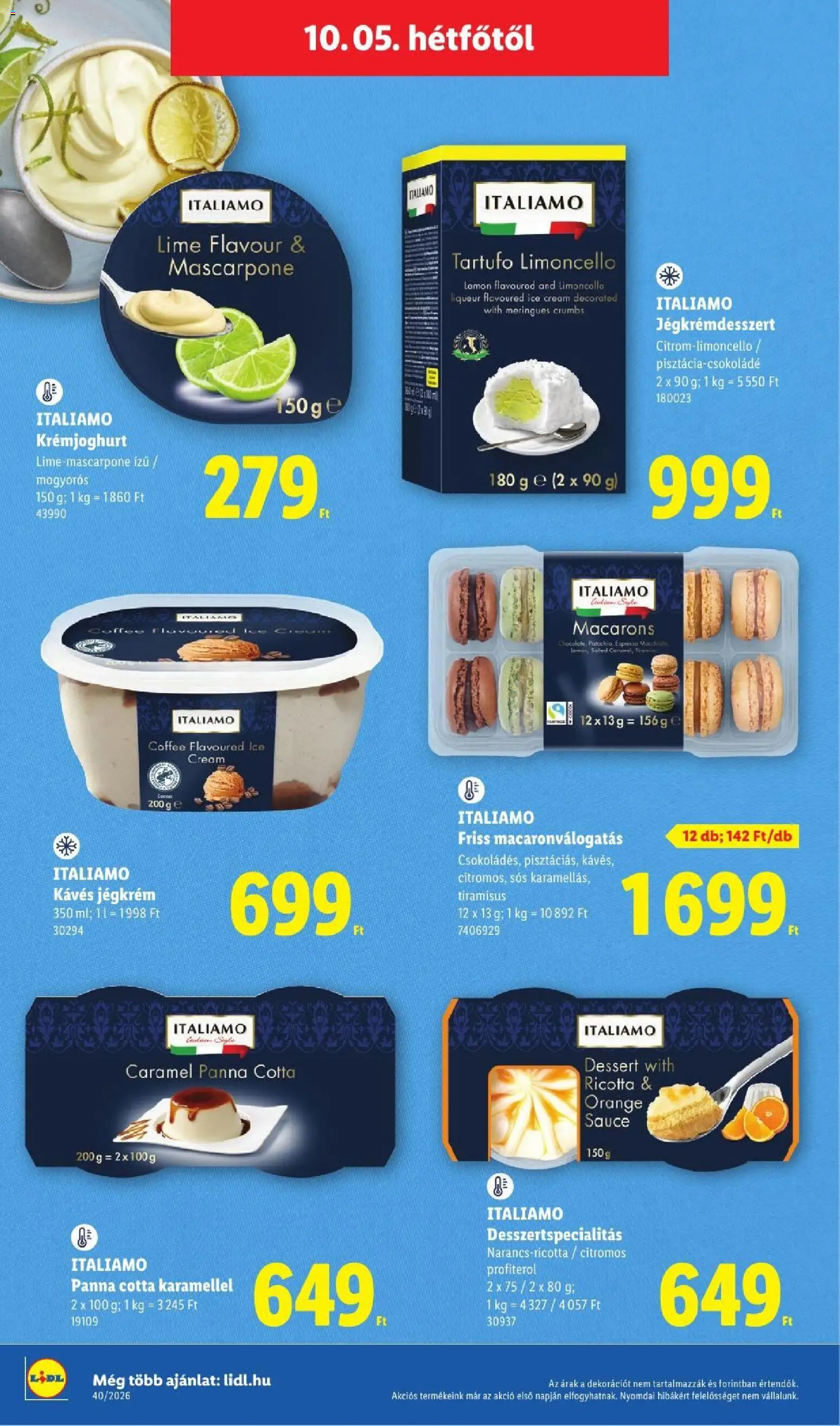 Lidl akciós ujság - amely érvényes a következő dátumtól: 2026.10.01. | Oldal: 76