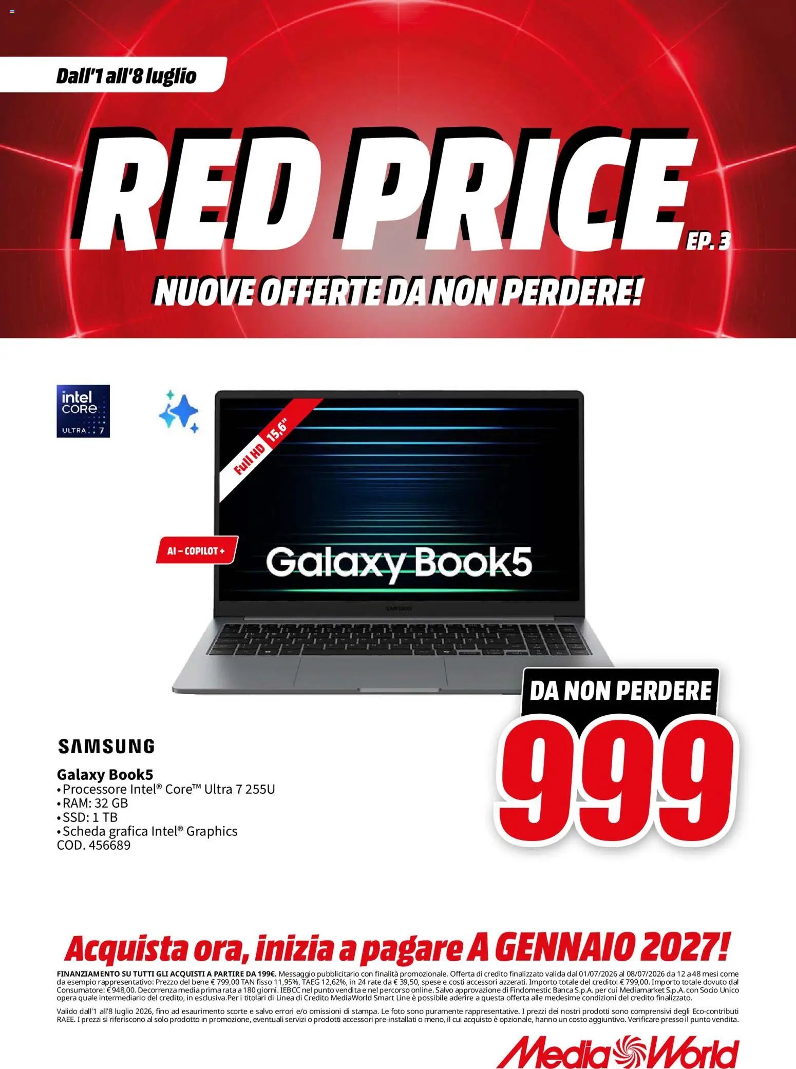 Volantino Media World del 01/07/2026 | Pagina: 42