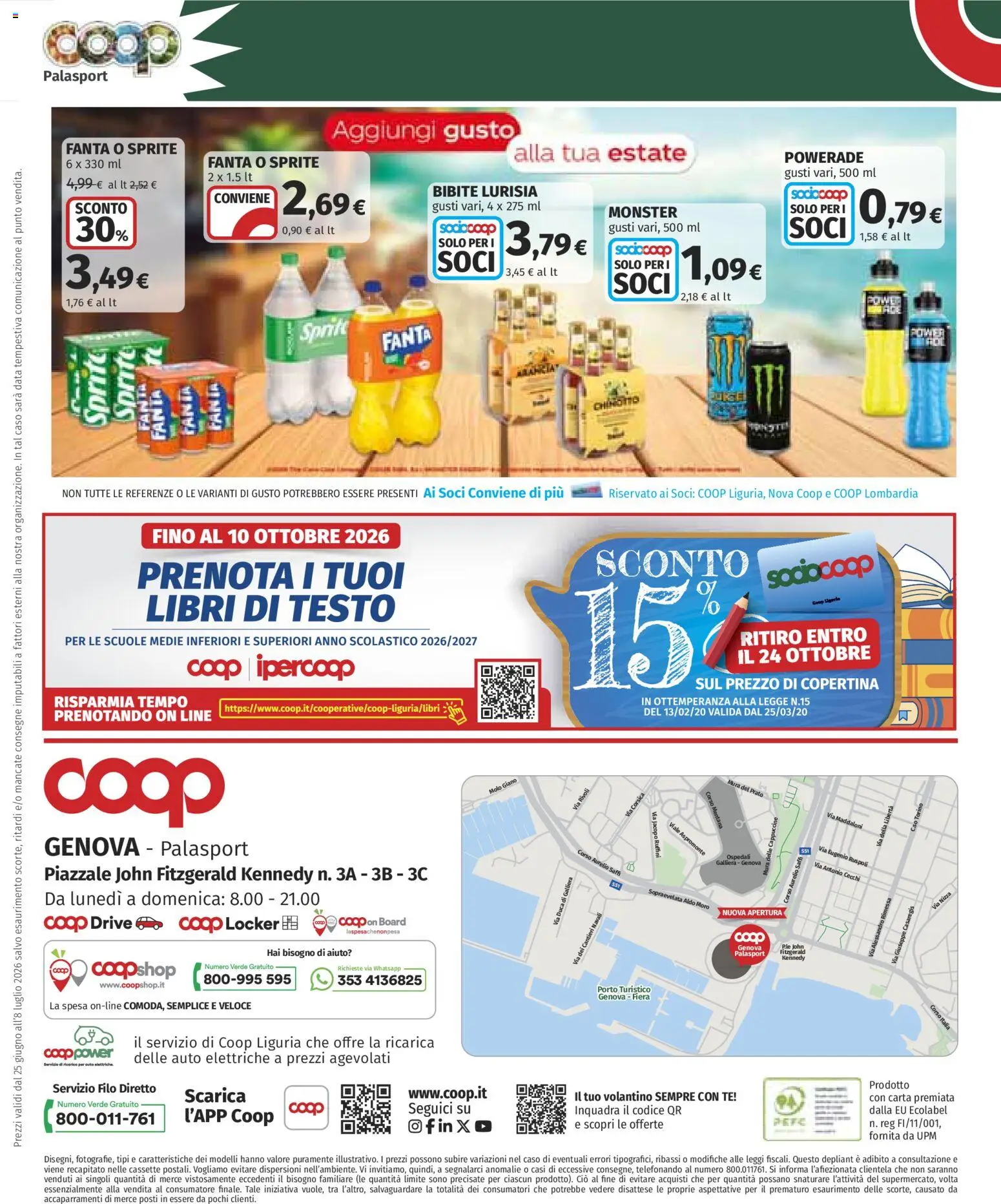 Volantino COOP del 25/06/2026 | Pagina: 21 | Prodotti: Tè, Data, Bibite, Fanta