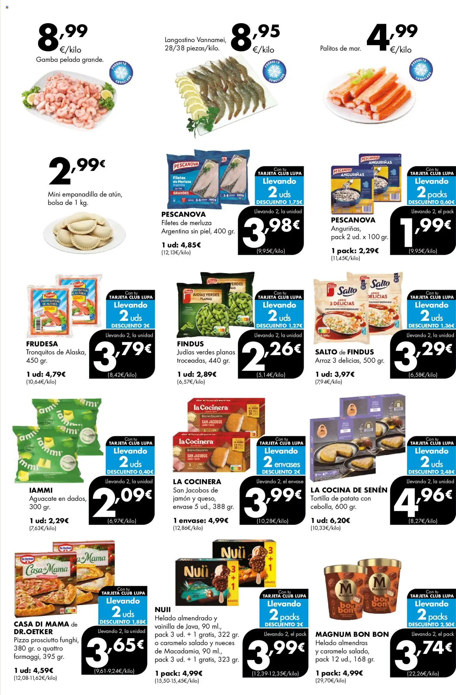 Lupa Supermercados folleto │ válido desde el 17/09/2026 | Página: 17 | Productos: Jamón, Pizza, Judías, Almendras