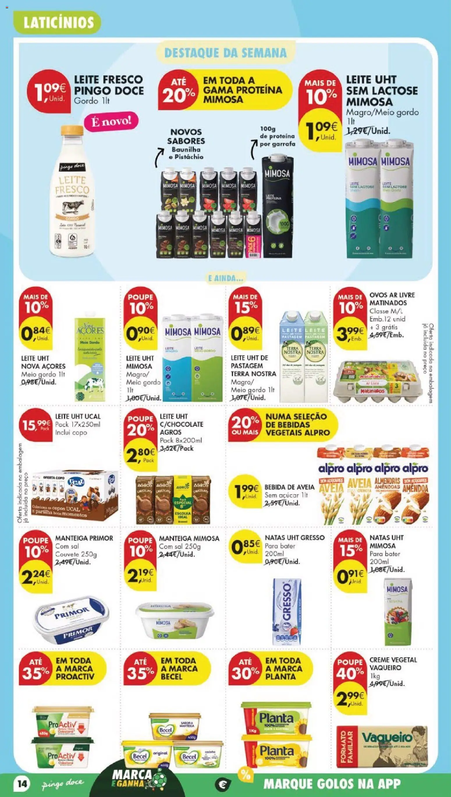 Pingo Doce folheto │ válido de 07/07/2026 | Página: 18 | Produtos: Copos, Sal, Manteiga, Creme
