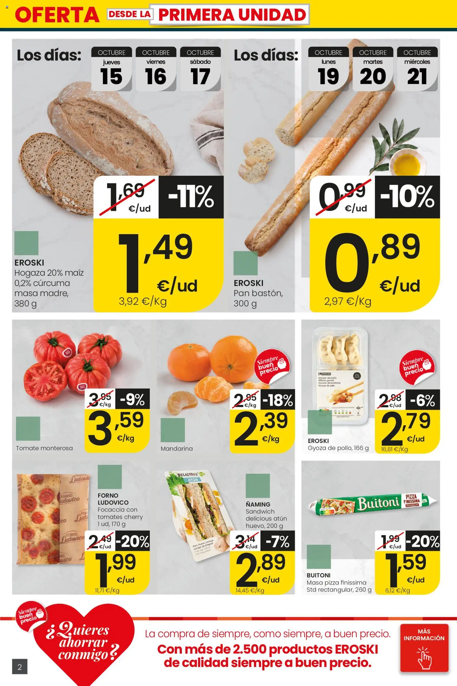 Eroski folleto │ válido desde el 15/10/2026 | Página: 2