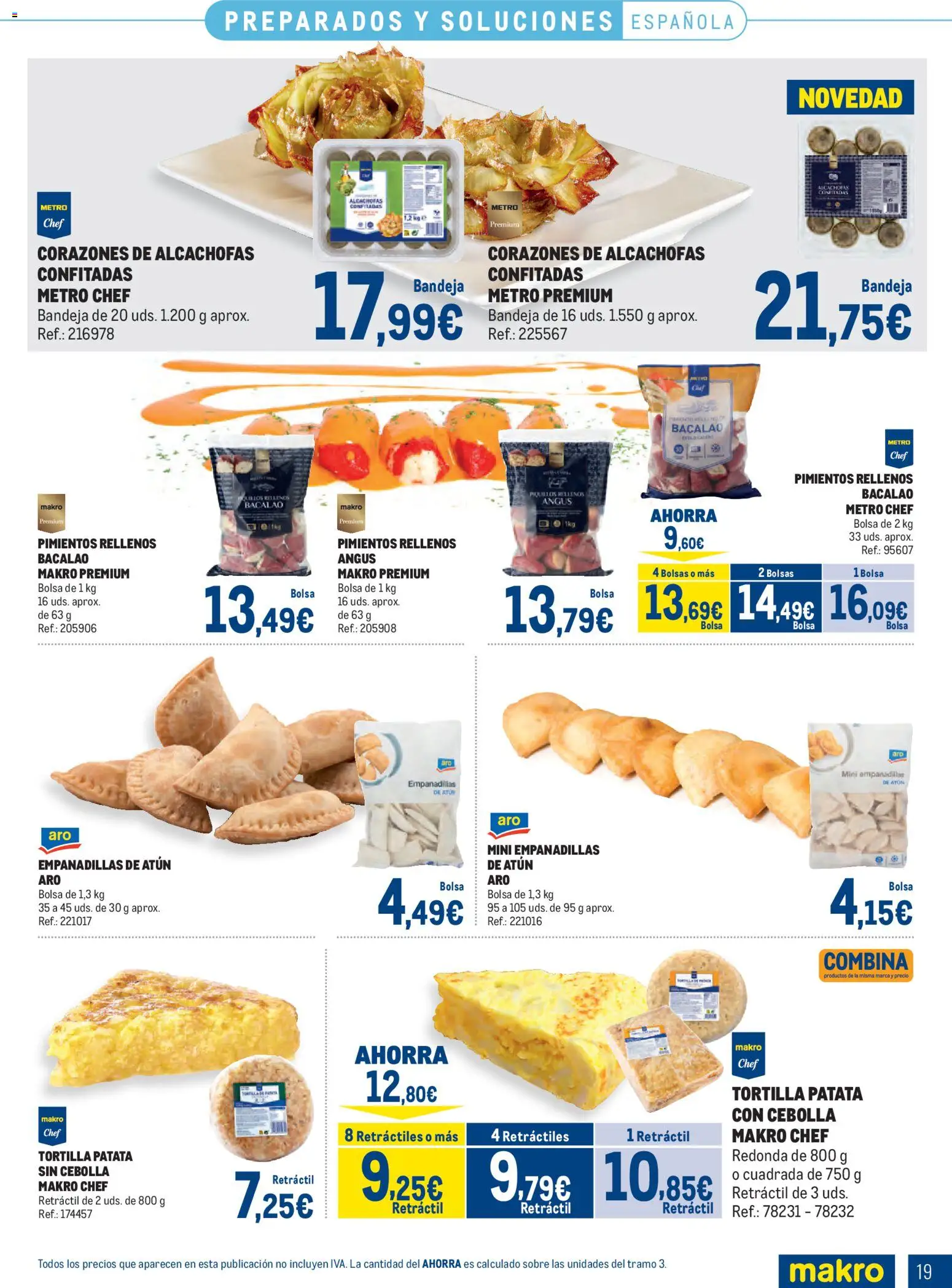 Makro Congelados Centro │ válido desde el 03/08/2026 | Página: 19 | Productos: Παγωμένο τσάι, Bolsa, Bandeja