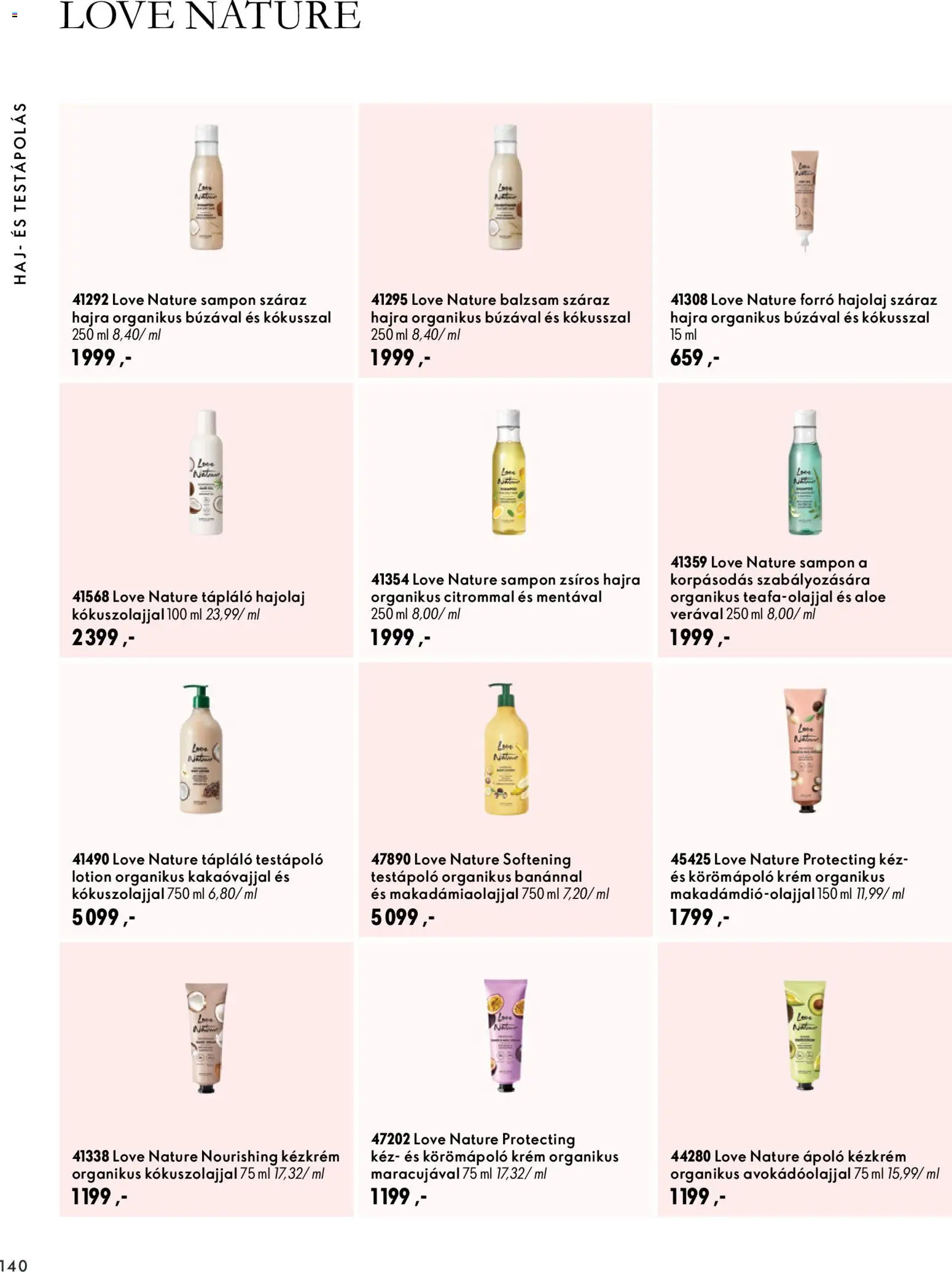 Oriflame akciós ujság - amely érvényes a következő dátumtól: 2026.09.30. | Oldal: 140 | Termékek: Krém, Sampon, Hajolaj, Kézkrém