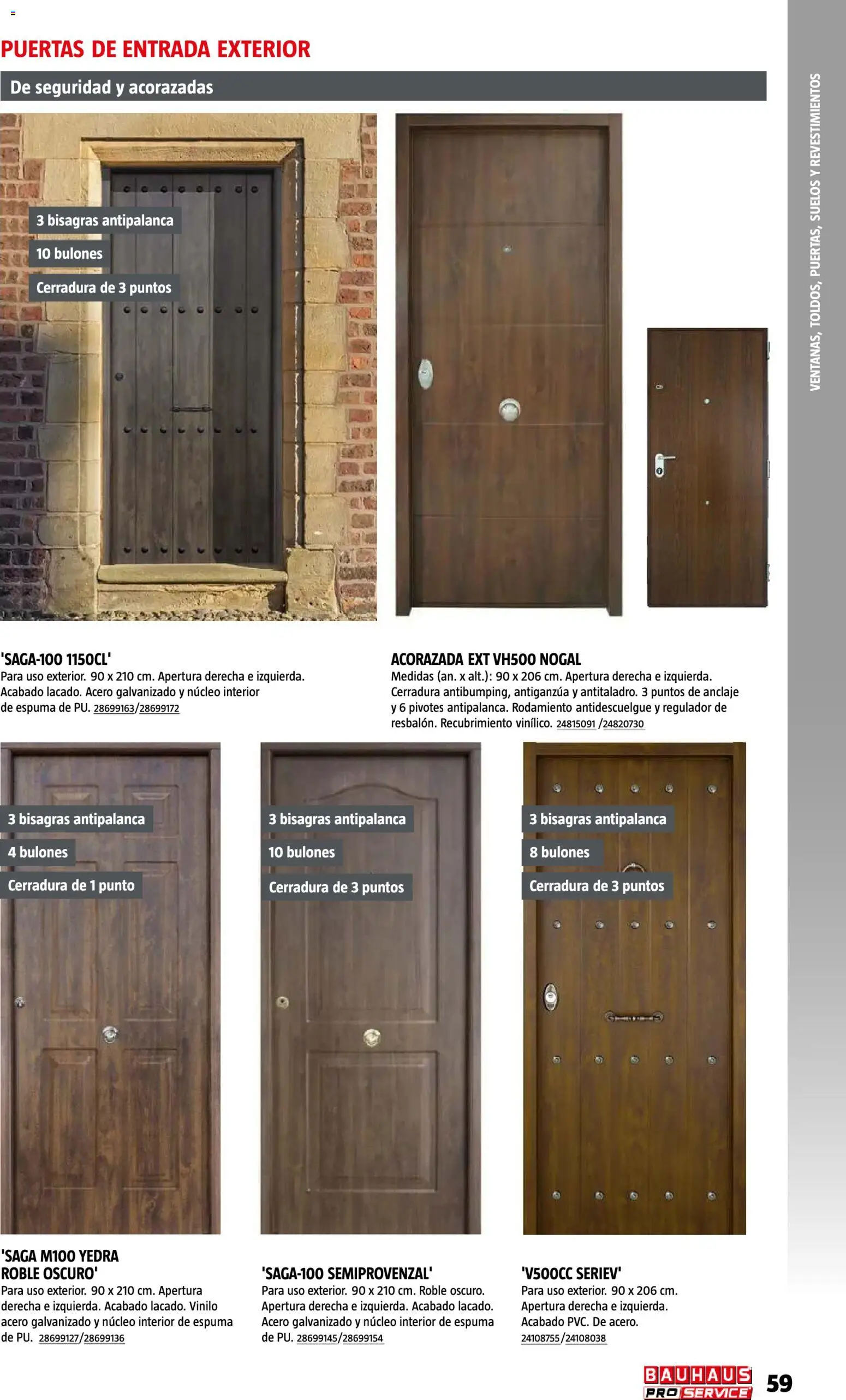 Bauhaus ProService │ válido desde el 11/05/2026 | Página: 59 | Productos: Espuma, Puertas