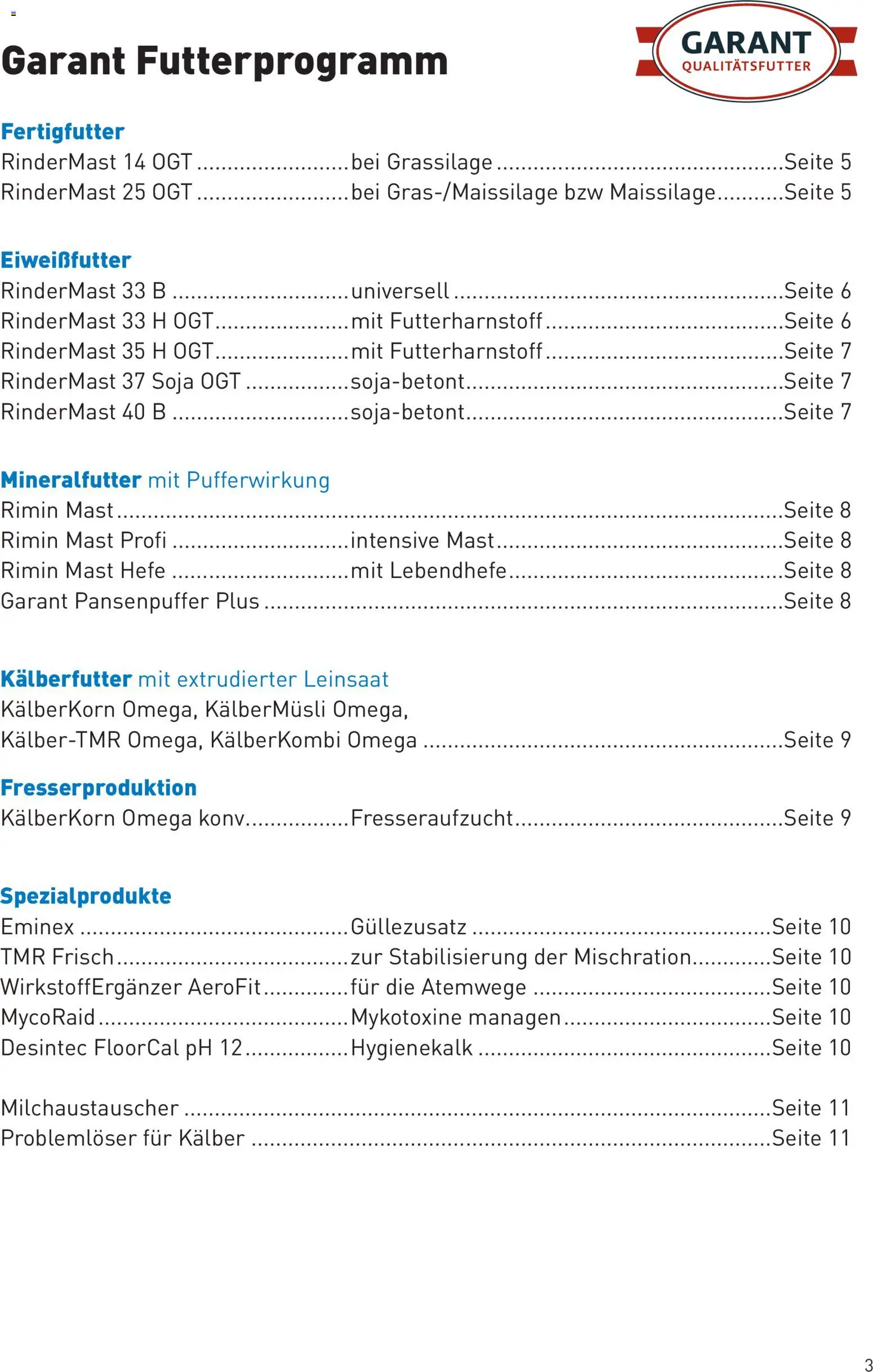 Lagerhaus Rindermast gültig ab 31.07.2026 | Seite: 3