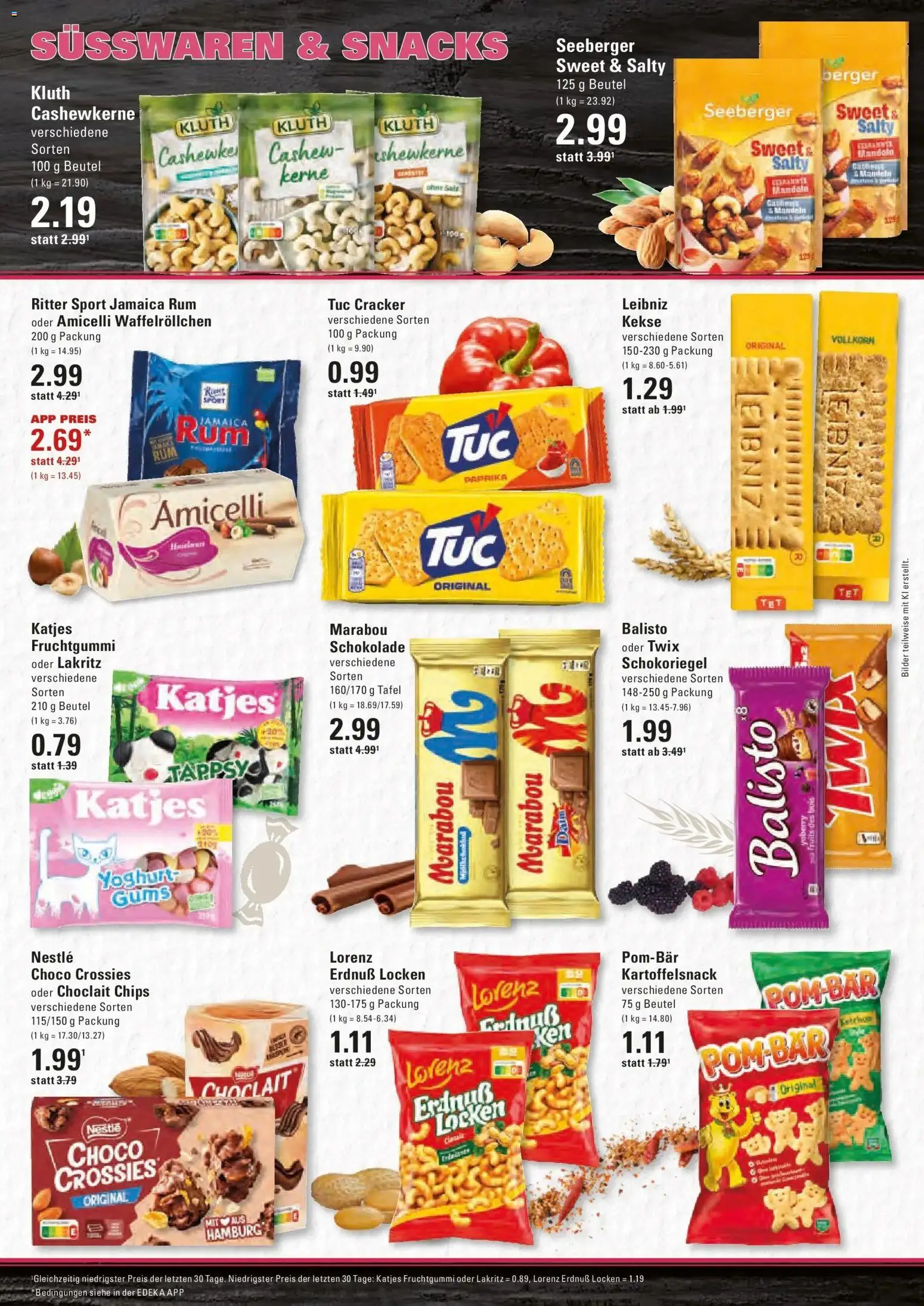 Edeka Prospekt Hamburg (ab 12.10.2026) » Angebote Online | Seite: 11 | Produkte: Rum, Ritter sport, Twix, Bilder