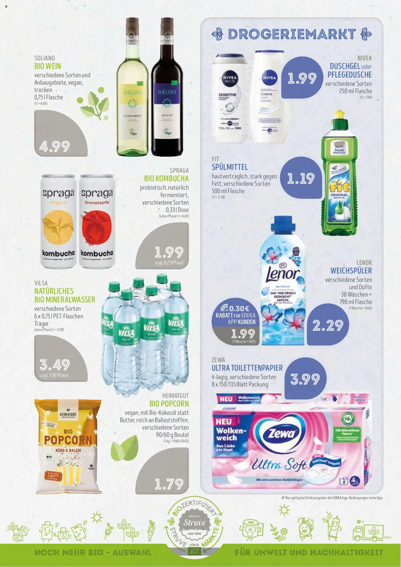 Edeka Struve Prospekt – gültig ab 31.08.2026 | Seite: 9 | Produkte: Lenor, Zewa, Mineralwasser, Wein