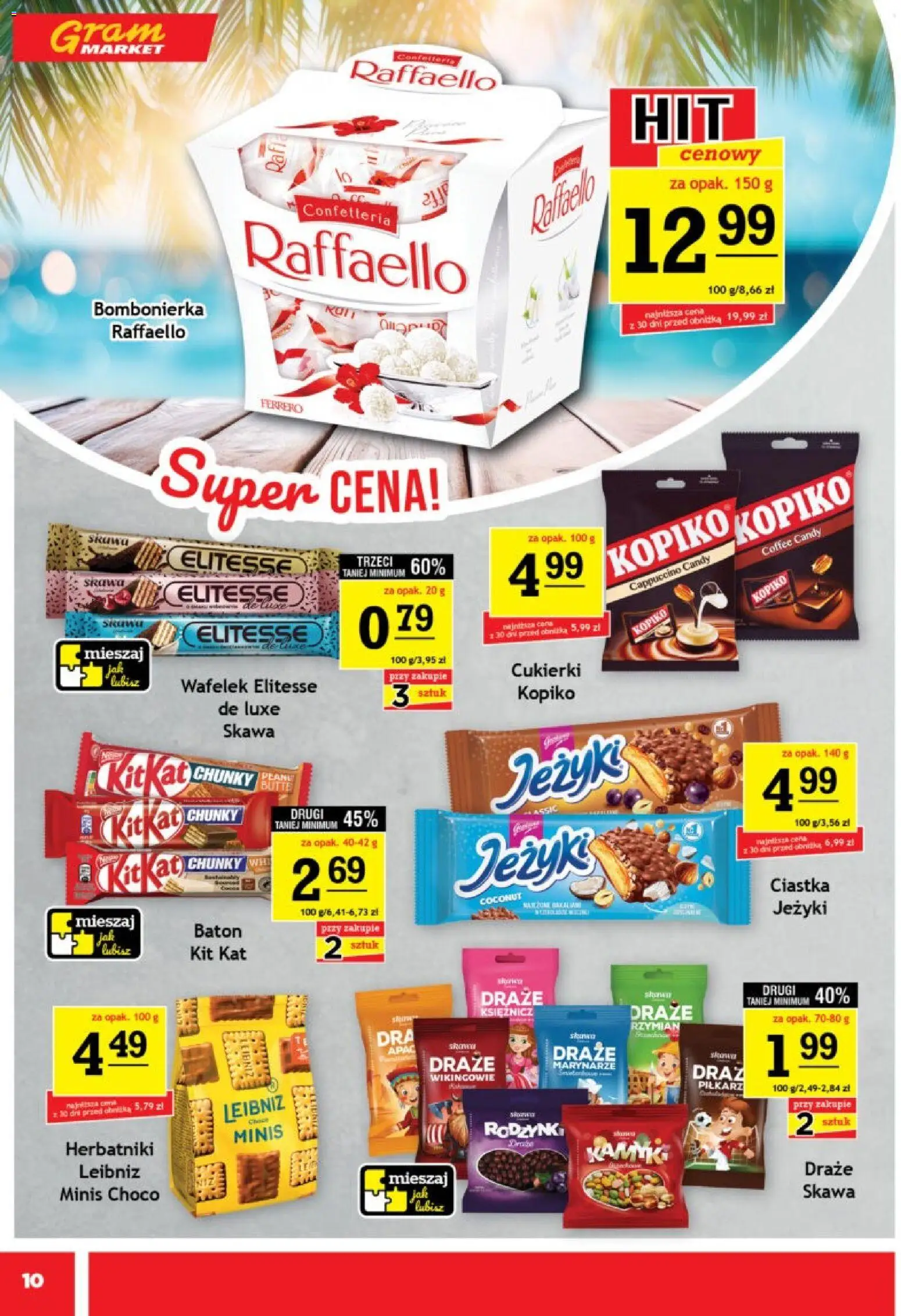 Gram Market gazetka od 22.07.2026 | Strona: 10 | Produkty: Bombonierka, Herbatniki, Cukierki, Ciastka
