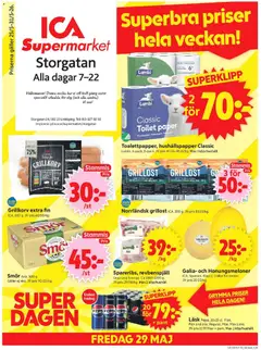 ICA Supermarket - Linköping - Förhandsvisning av reklamblad från butik ICA Supermarket aktuell från 25.05.2026
