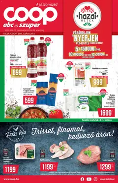 COOP - Abc & Szuper / Tisza - amely érvényes a következő dátumtól: 2026.09.03.
