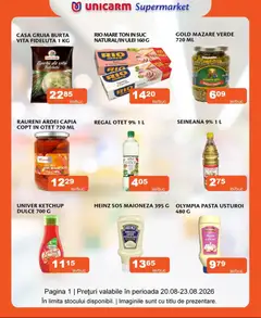 Ofertele Unicarm valabile de la 20.08.2026