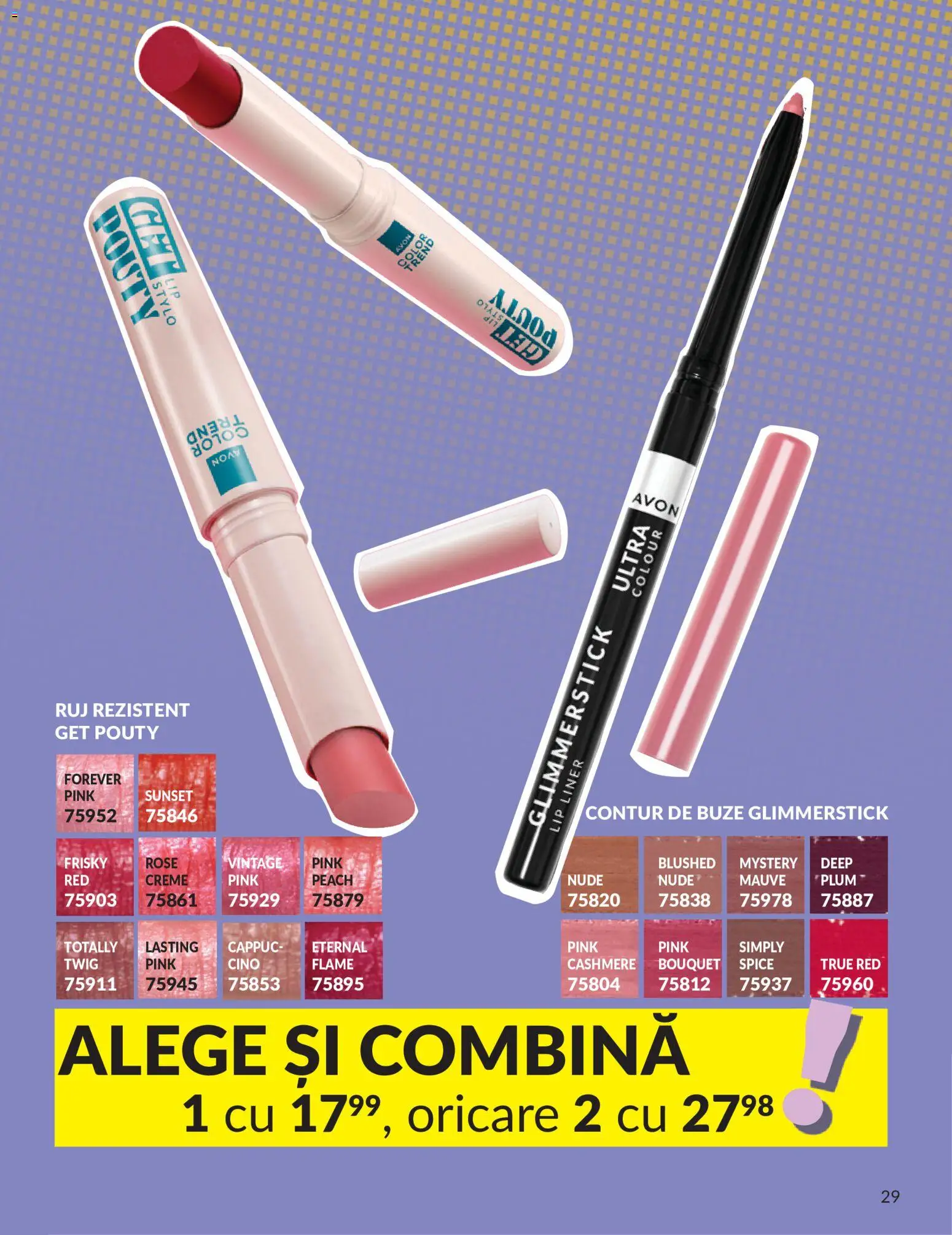 Noul catalog Avon – valabil de la 09.07.2026 | Pagină: 29 | Produse: Ruj