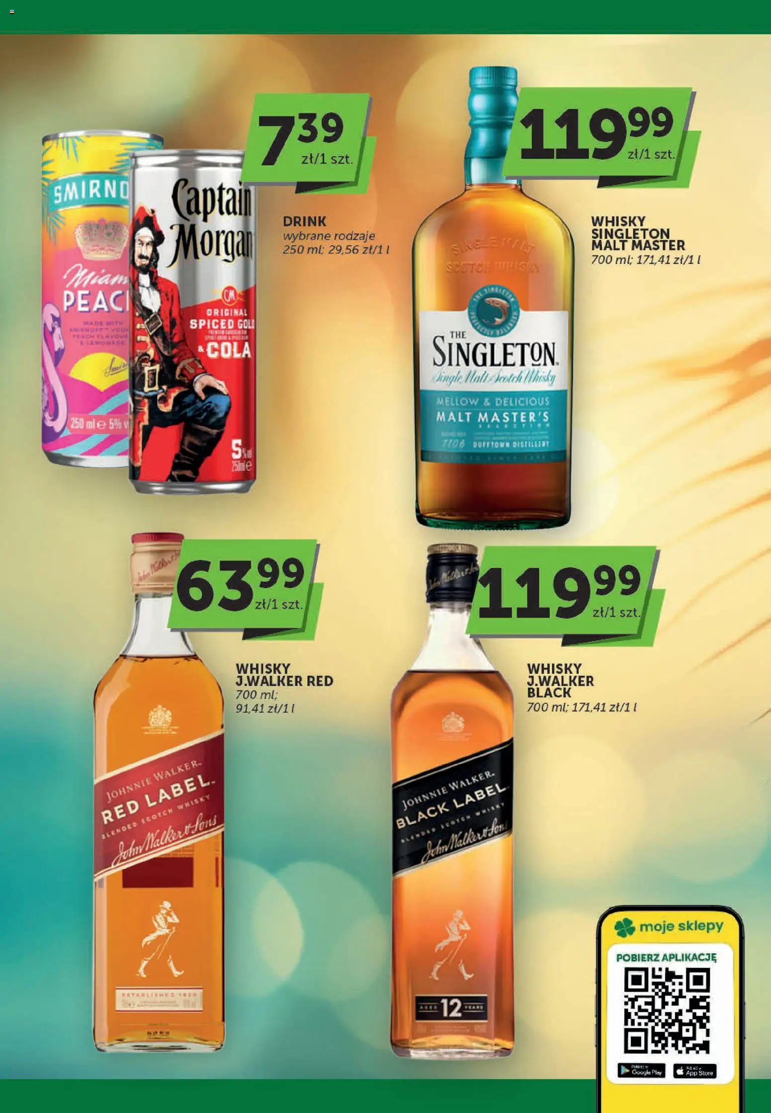 Euro Sklep gazetka - Katalog alkoholowy od 28.05.2026 | Strona: 5 | Produkty: Captain Morgan, Whisky