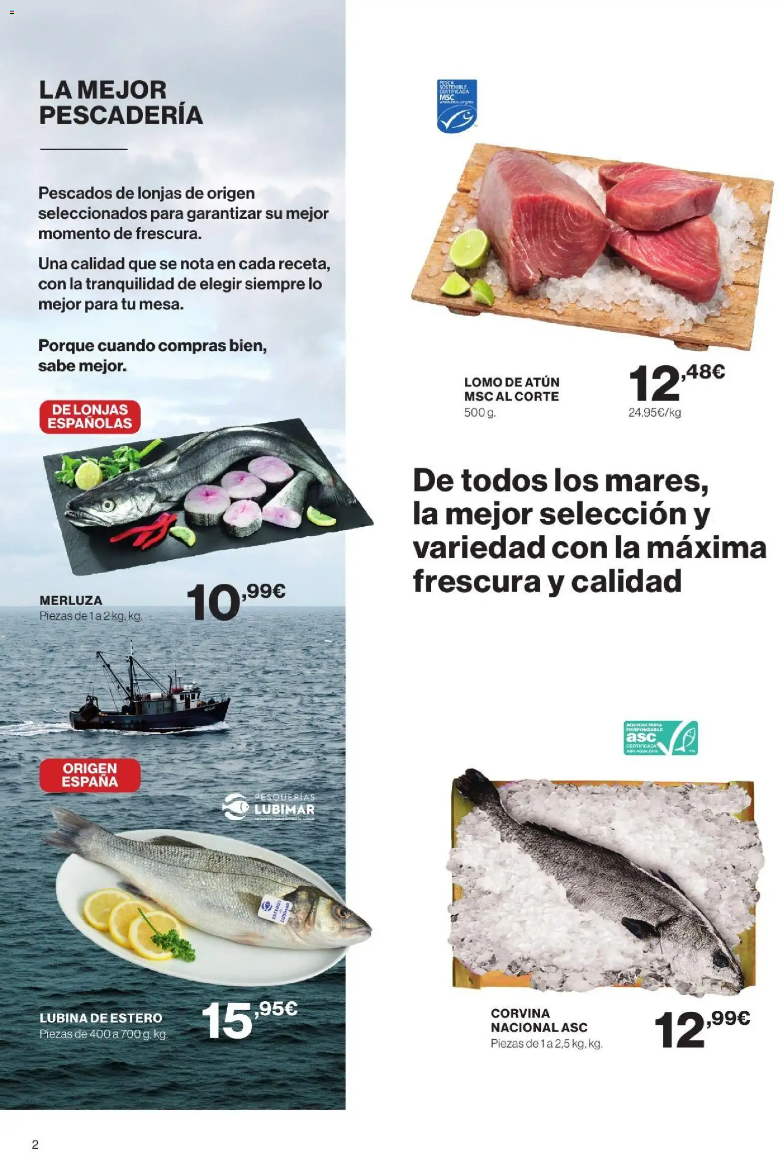 Supercor folleto │ válido desde el 24/09/2026 | Página: 2 | Productos: Atún, Lomo