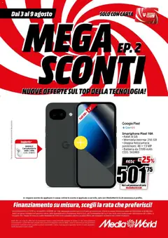 Anteprima del volantino Media World volantino valido a partire dal 03/08/2026 | Pagina: 10