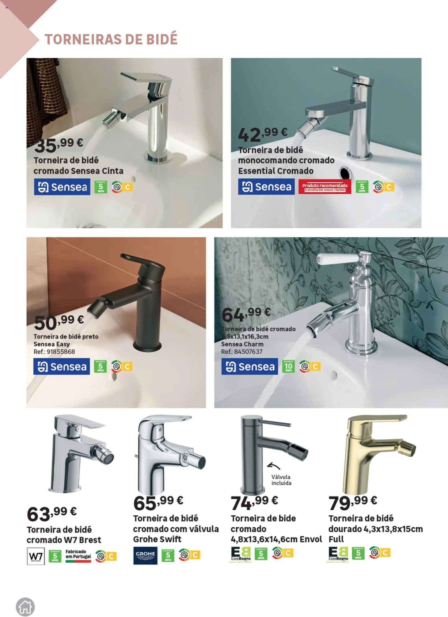 Leroy Merlin Catálogo Casas de Banho │ válido de 28.05.2026 | Página: 75 | Produtos: Torneira