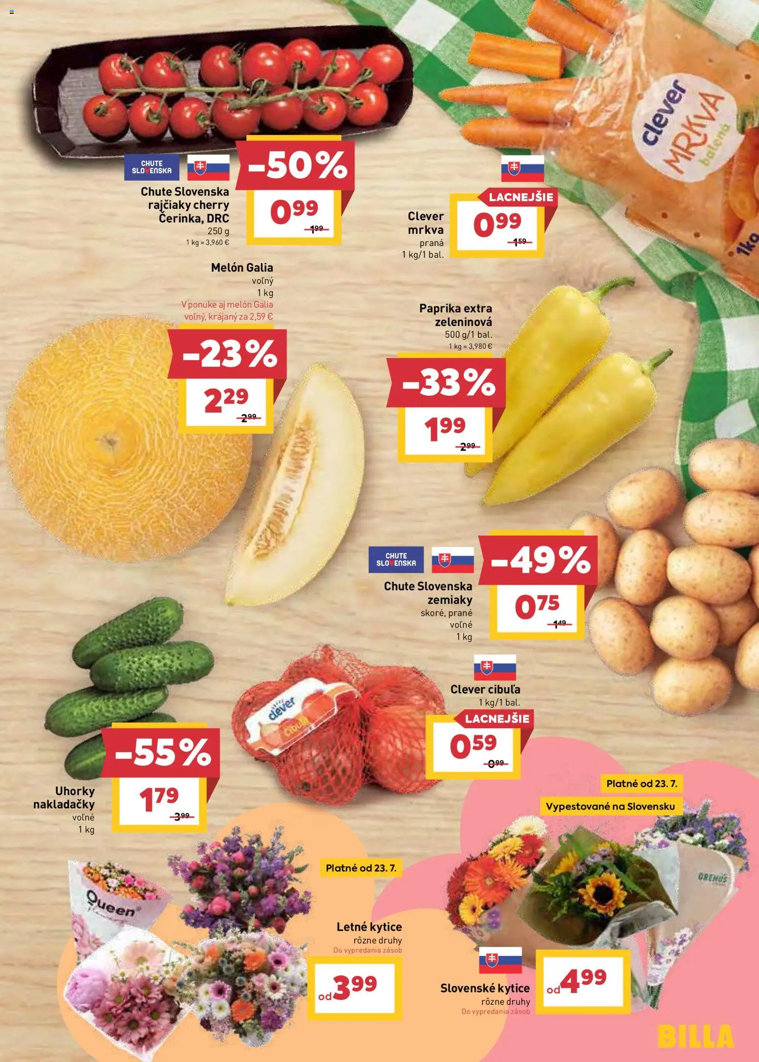 Nové Billa akcie – leták je platný od 22.07.2026 | Strana: 3