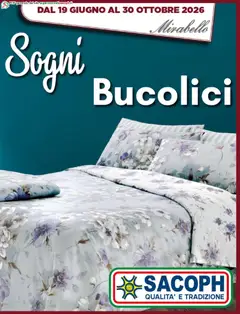 Anteprima del volantino Sacoph volantino Sogni valido a partire dal 19/06/2026
