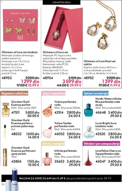 Oriflame katalog April Maj 2026 - pregled Oriflame kataloga - važi od 22.04.2026 | Strana: 70 | Proizvode: Kaiš, Parfem, Baterija, Voda